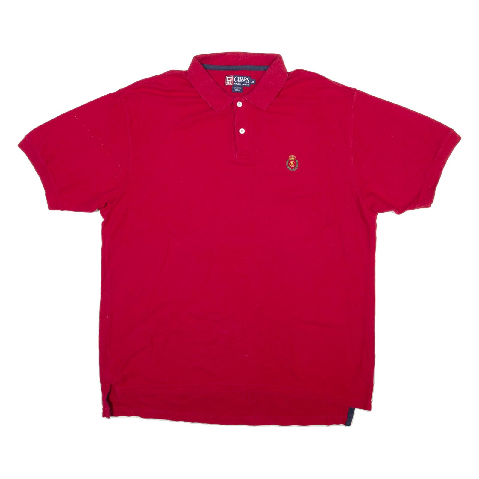 CHAPS Mens Polo Shirt Red XL Refurbished - N/A refurbished available on Cerqular