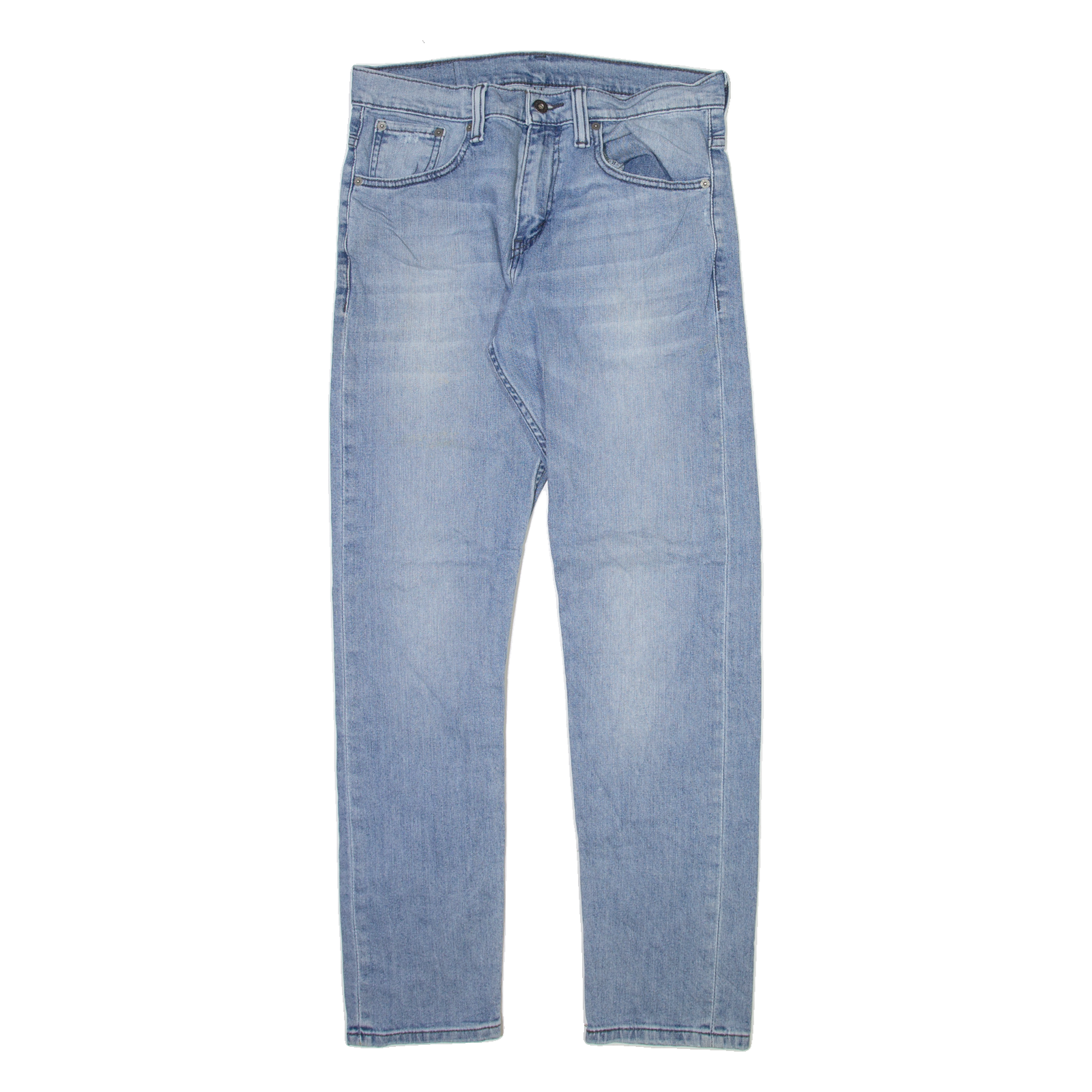 LEVI'S 521 Jeans Mens Blue Regular Straight Stone Wash W31 L31 Refurbished - N/A refurbished available on Cerqular
