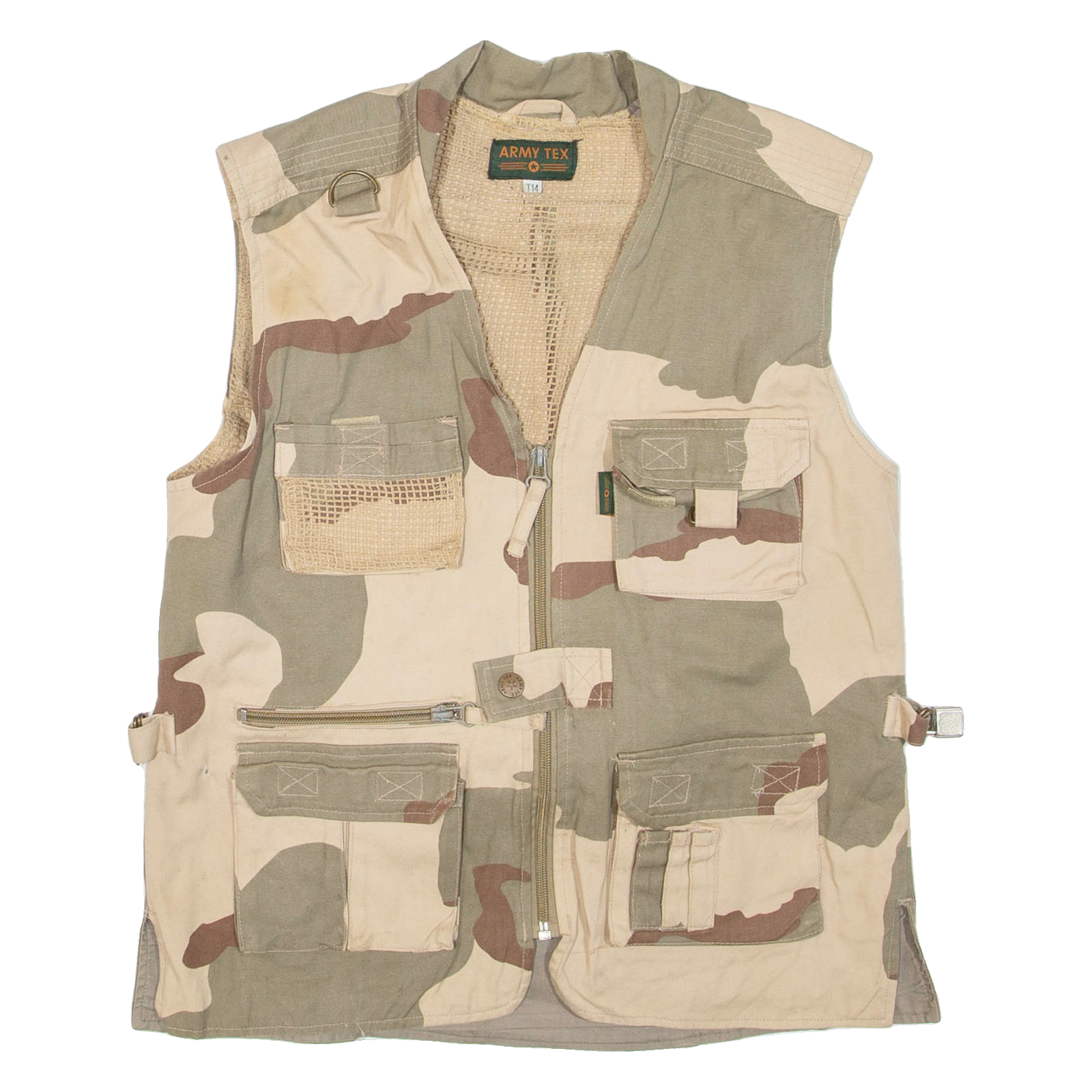 ARMY TEX Utility Mens Military Gilet Green Camouflage S Refurbished - N/A refurbished available on Cerqular