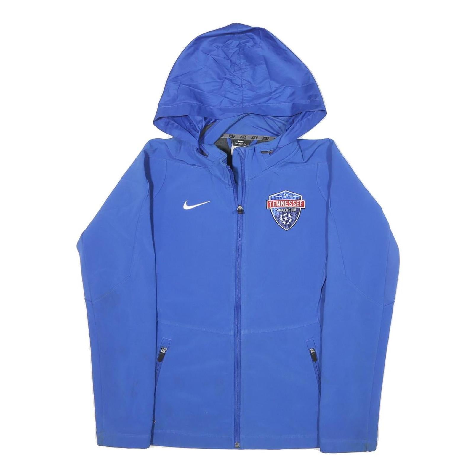 Buy NIKE Womens Blue Zip Jacket XS Polyester Blend Tennessee Soccer Club Hooded Refurbished - $49.39 NIKE Womens Blue Zip Jacket XS Polyester Blend Tennessee Soccer Club Hooded Refurbished - N/A refurbished available on Cerqular