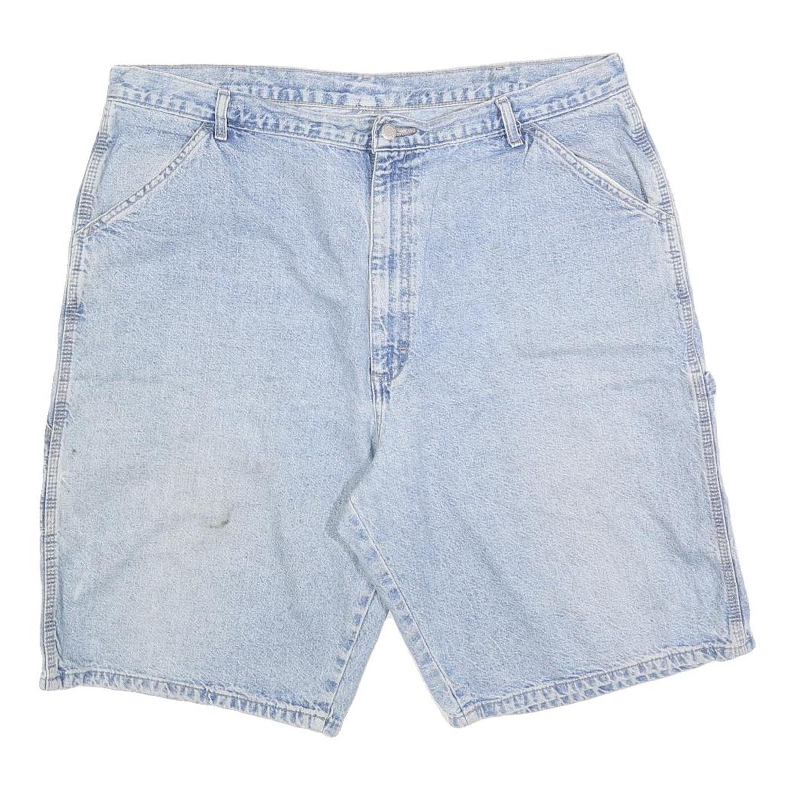 WRANGLER Mens Denim Light Blue Casual Shorts XL W38 Cotton Blend Relaxed Fit Refurbished - N/A refurbished available on Cerqular