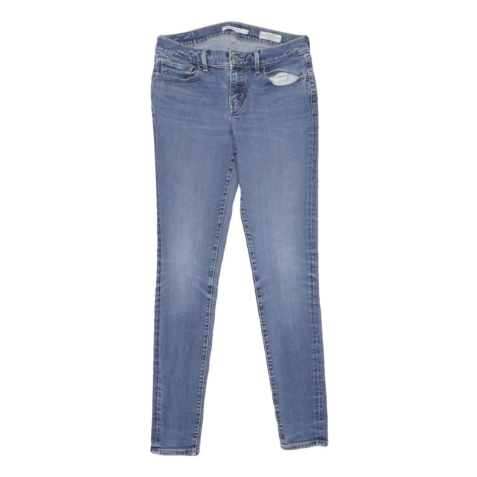 LEVI'S 710 Super Skinny Womens Jeans Blue Slim Denim Medium W29 L30 Stretch Refurbished - N/A refurbished available on Cerqular