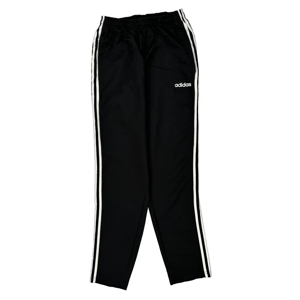 Adidas Tracksuit - Medium Black Polyester Refurbished - Thrifted (note: this is a term often used to describe second- refurbished available on Cerqular