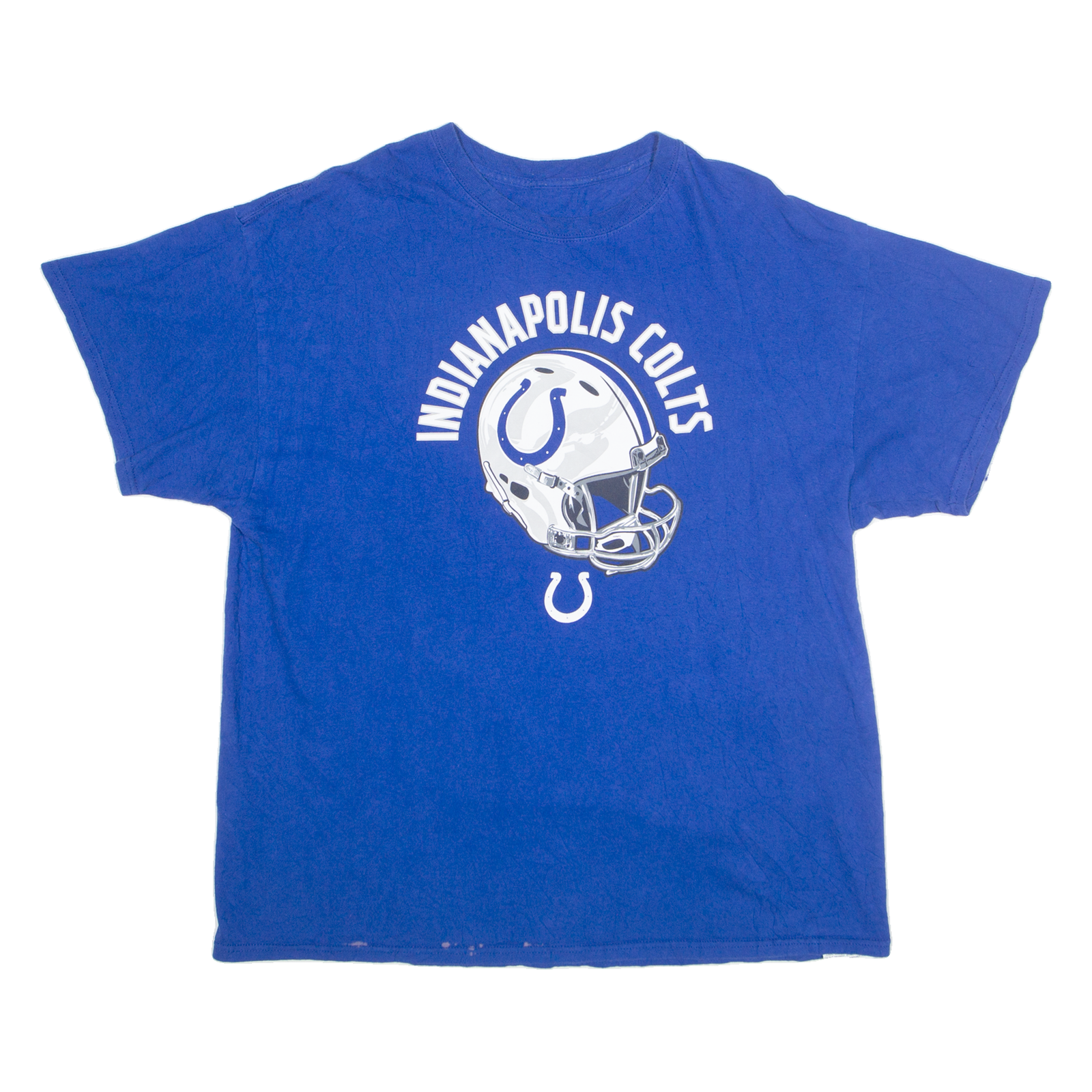 NFL INDIANAPOLIS COLTS Mens T-Shirt Blue USA XL Refurbished - N/A refurbished available on Cerqular