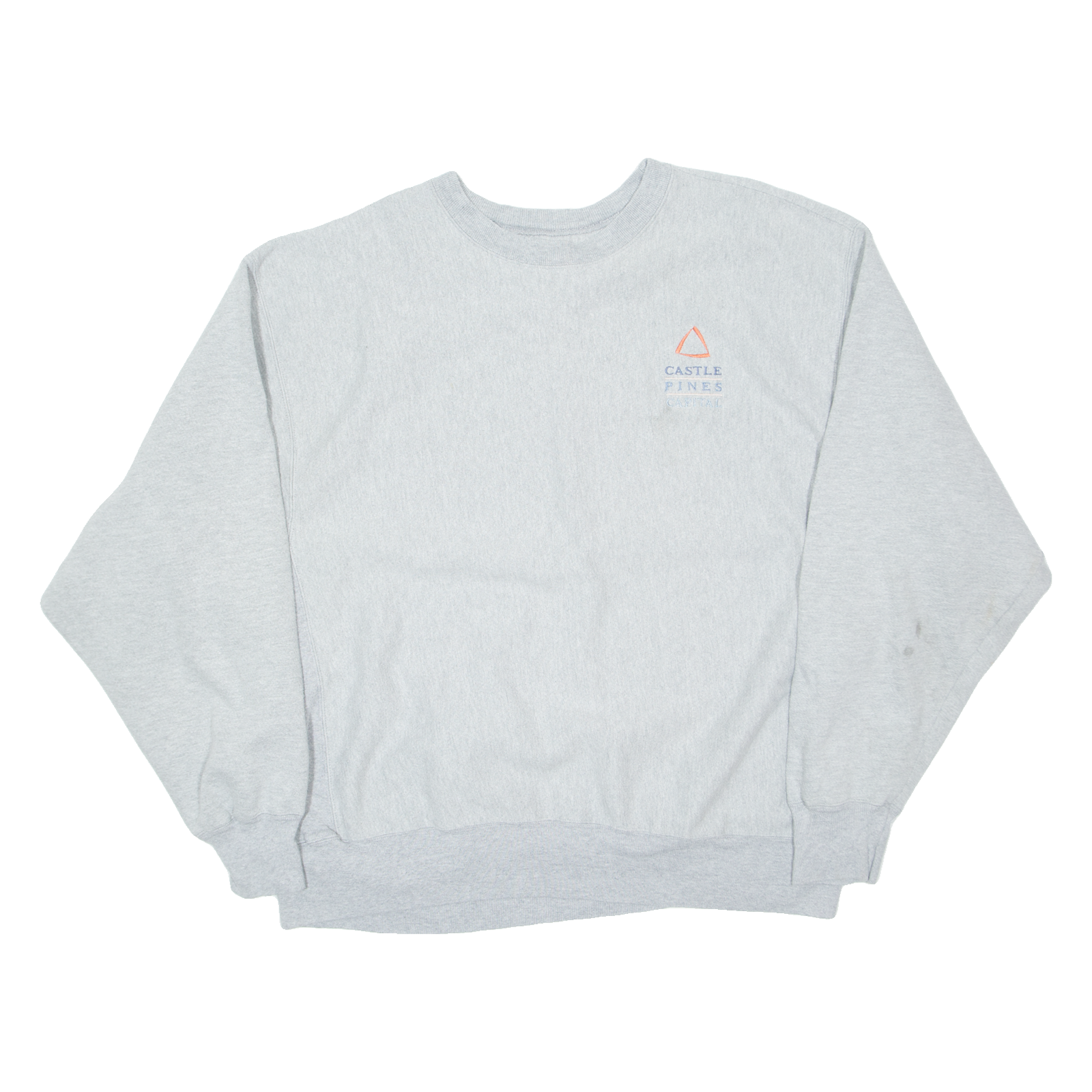 CHAMPION REVERSE WEAVE Castle Pines Capital Mens Sweatshirt Grey 90s M Refurbished - N/A refurbished available on Cerqular