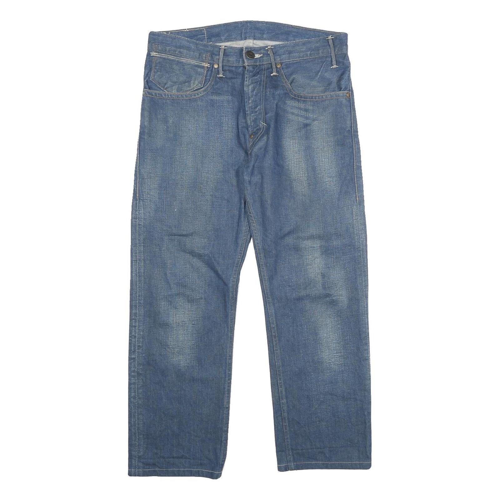Buy LEVI'S Mens Regular Blue Denim Classical Fit Cotton Jeans W34 L26 Zip Closure Refurbished - $41.59 LEVI'S Mens Regular Blue Denim Classical Fit Cotton Jeans W34 L26 Zip Closure Refurbished - N/A refurbished available on Cerqular