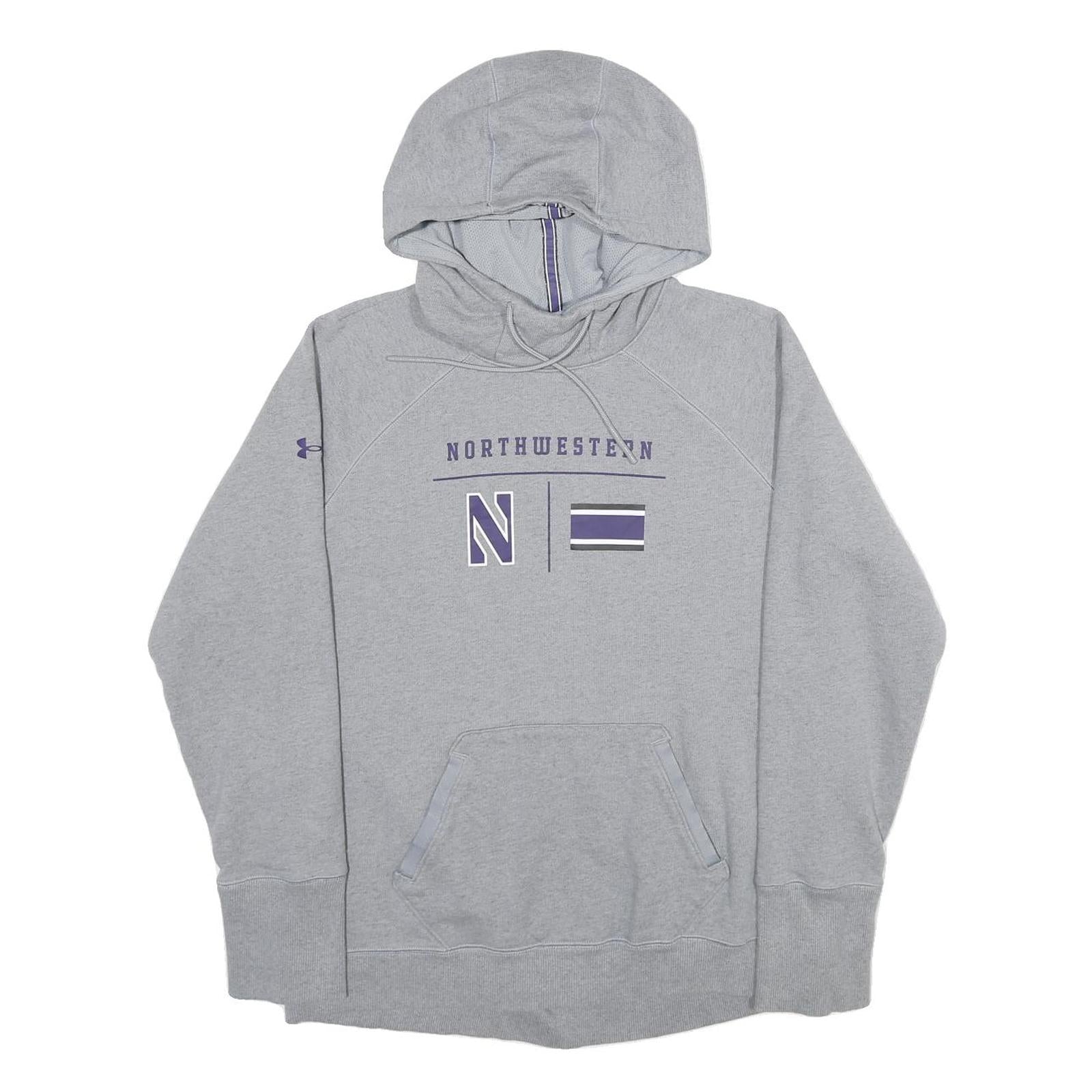 UNDER ARMOUR Mens Grey Northwestern Pullover Hoodie S Athletic Casual Refurbished - N/A refurbished available on Cerqular