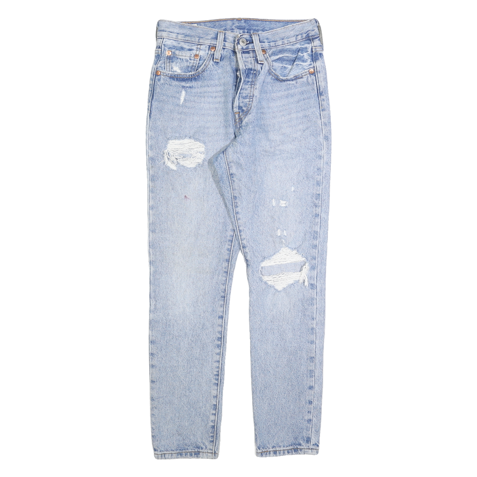 Buy LEVI'S 501S Womens Jeans Blue Regular Straight Denim Light W24 L28 Distressed Refurbished - $38.99 LEVI'S 501S Womens Jeans Blue Regular Straight Denim Light W24 L28 Distressed Refurbished - N/A refurbished available on Cerqular