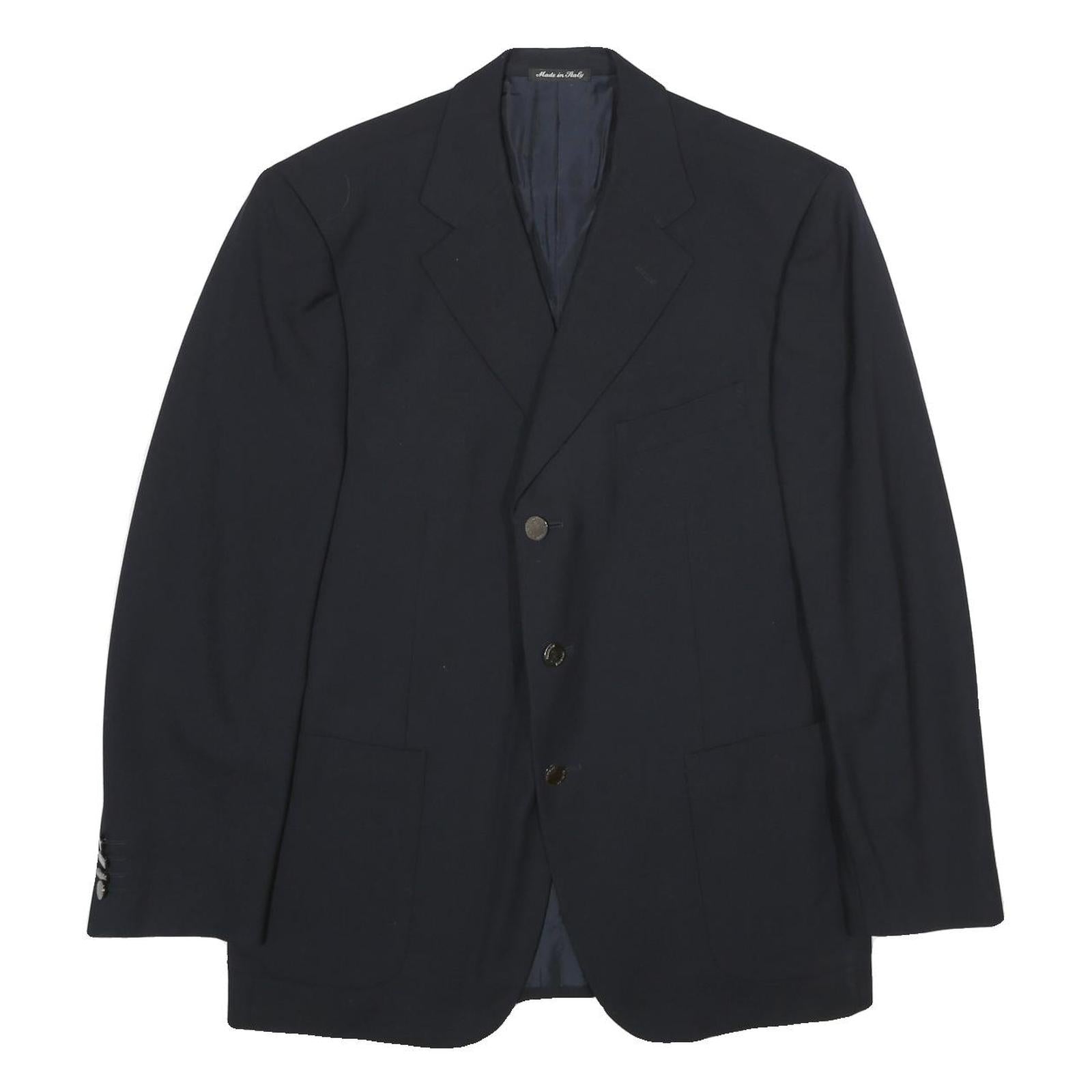 Buy TRUSSARDI Mens Black Wool Classic Jacket L Button Closure Plain Refurbished - $83.19 TRUSSARDI Mens Black Wool Classic Jacket L Button Closure Plain Refurbished - N/A refurbished available on Cerqular