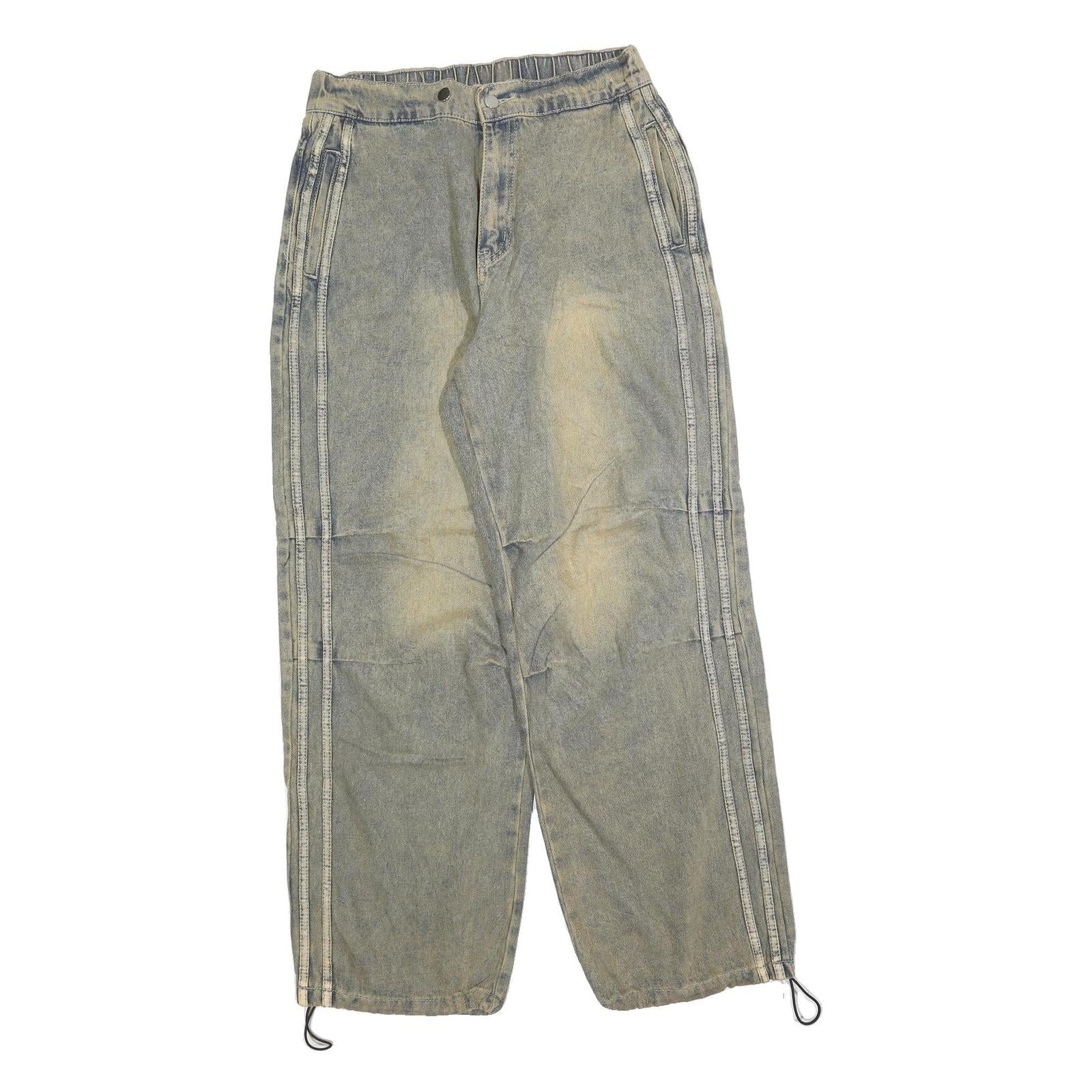 TRILLION Mens Jeans Blue Relaxed Straight Denim Medium W32 L30 Zip Closure Refurbished - N/A refurbished available on Cerqular