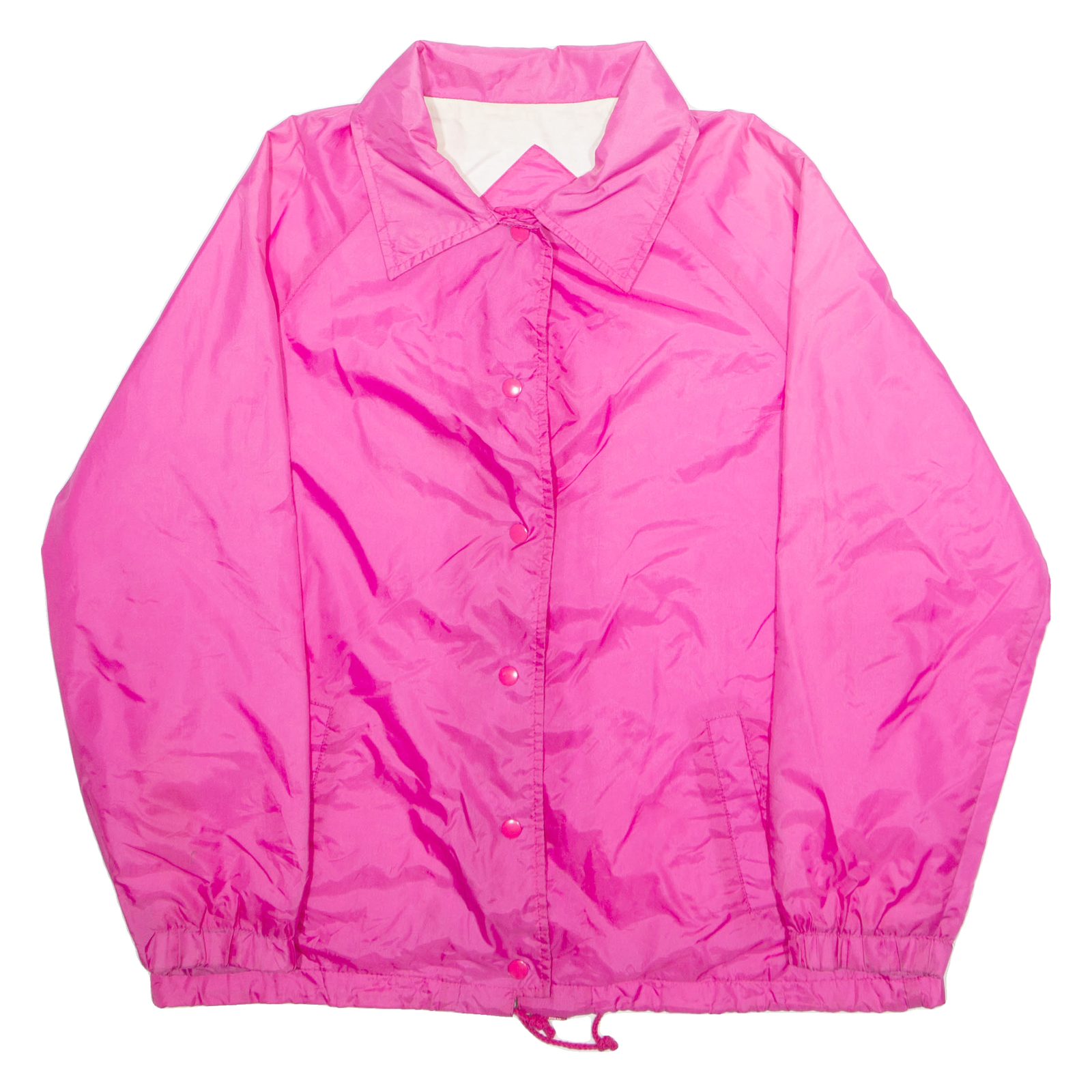 CURRENT SEEN Womens Jacket Pink Nylon L Refurbished - N/A refurbished available on Cerqular