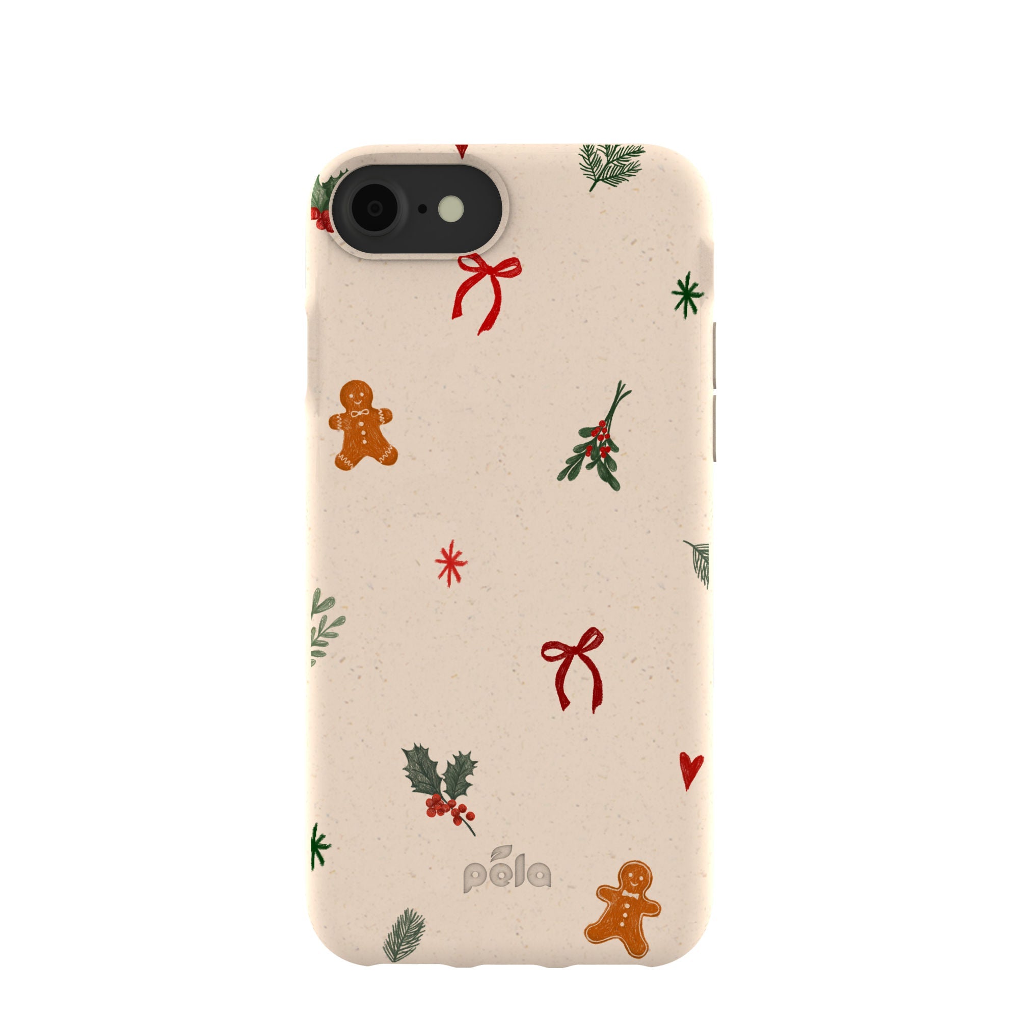 Seashell Be Merry iPhone 6/6s/7/8/SE Case Refurbished - Pela Case refurbished available on Cerqular