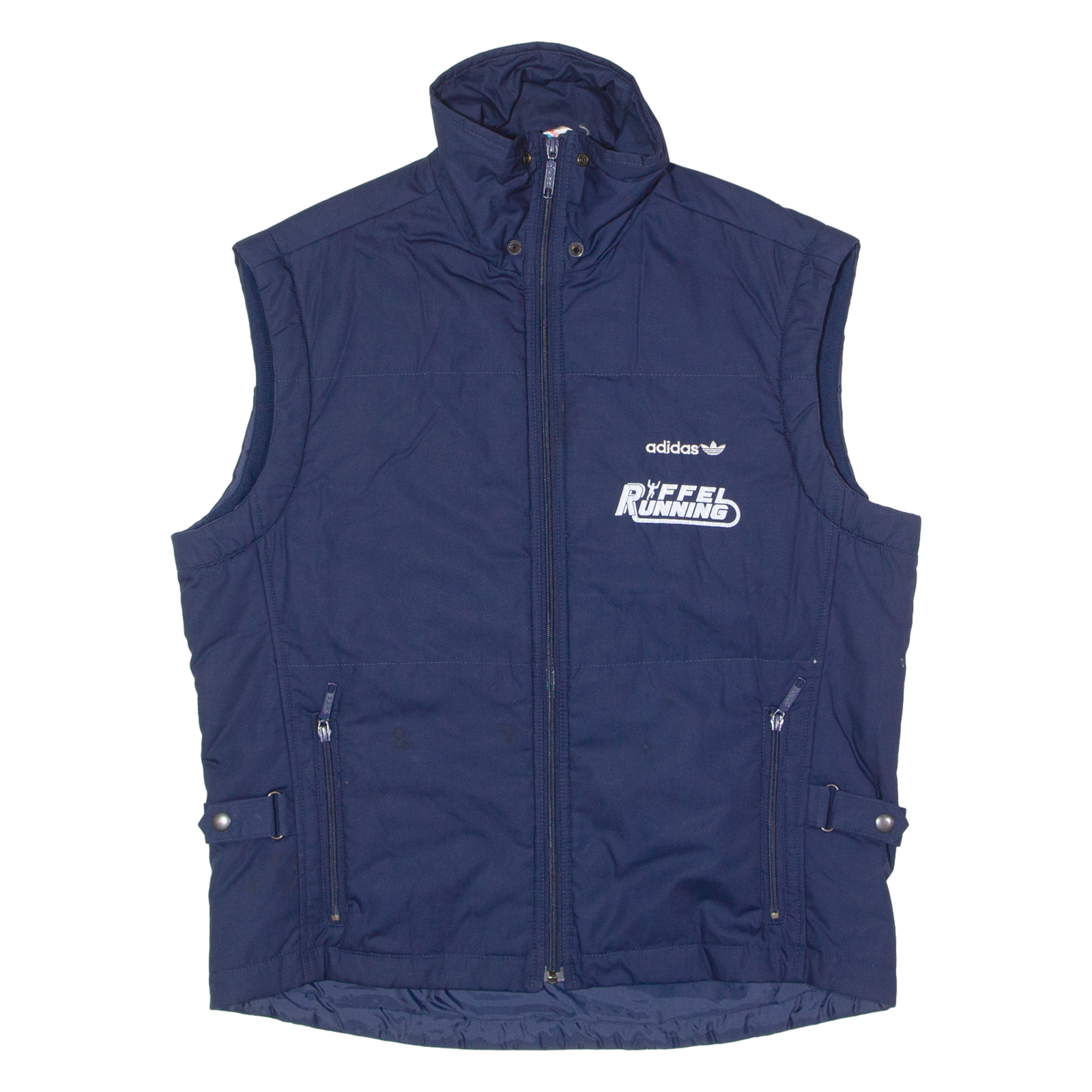 ADIDAS ORIGINALS Ruffle Running Womens Track Gilet Blue 90s UK 16 Refurbished - N/A refurbished available on Cerqular