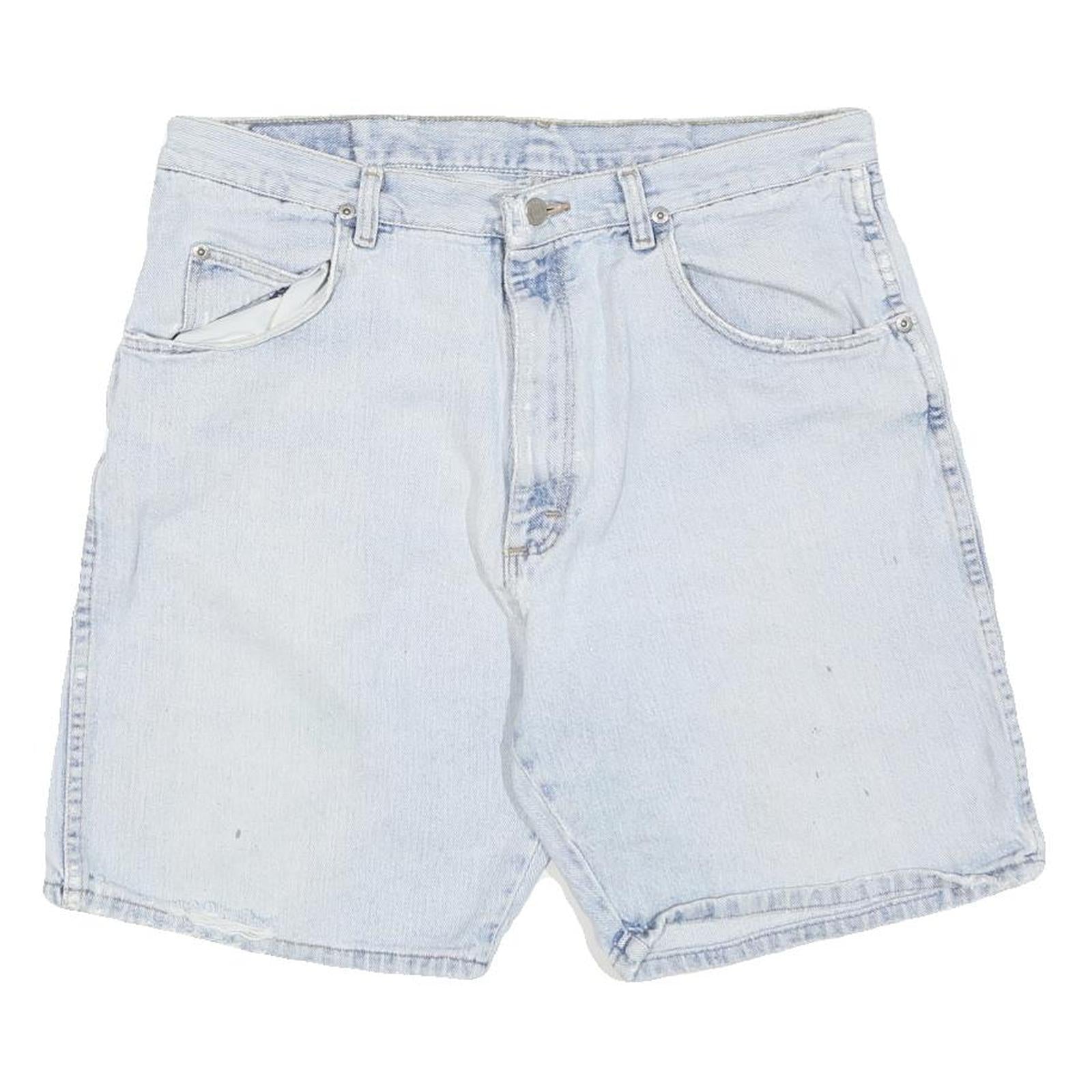 Buy WRANGLER Mens Denim Shorts Light Blue Classic L W34 Casual Cotton Blend Refurbished - $22.09 WRANGLER Mens Denim Shorts Light Blue Classic L W34 Casual Cotton Blend Refurbished - N/A refurbished available on Cerqular