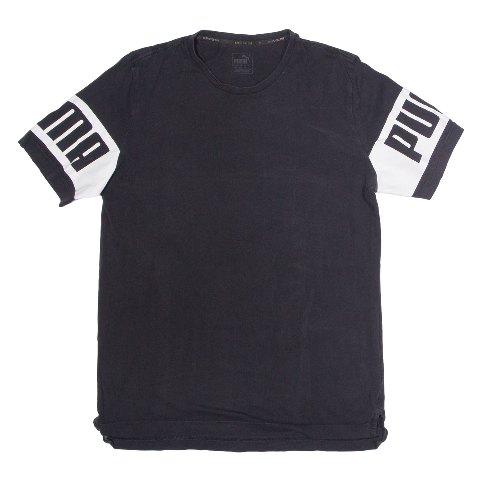 PUMA Mens T-Shirt Black M Refurbished - N/A refurbished available on Cerqular