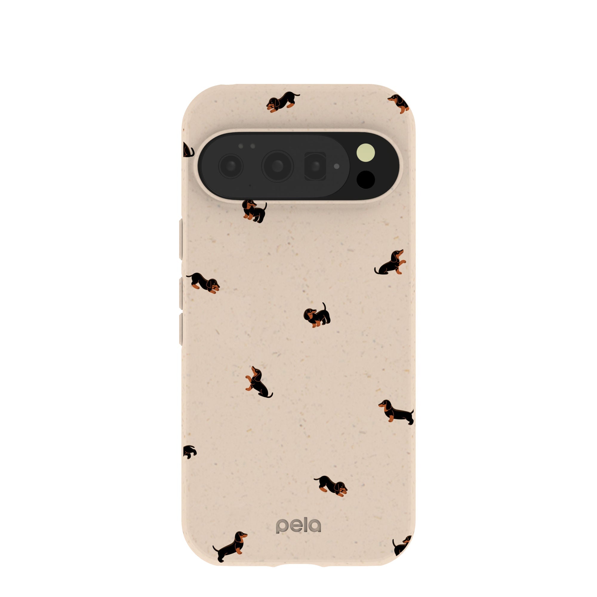 Seashell Lil Dachshunds Google Pixel 10/10 Pro Case | PixelSnap Compatibility: With PixelSnap Refurbished - Pela Case refurbished available on Cerqular