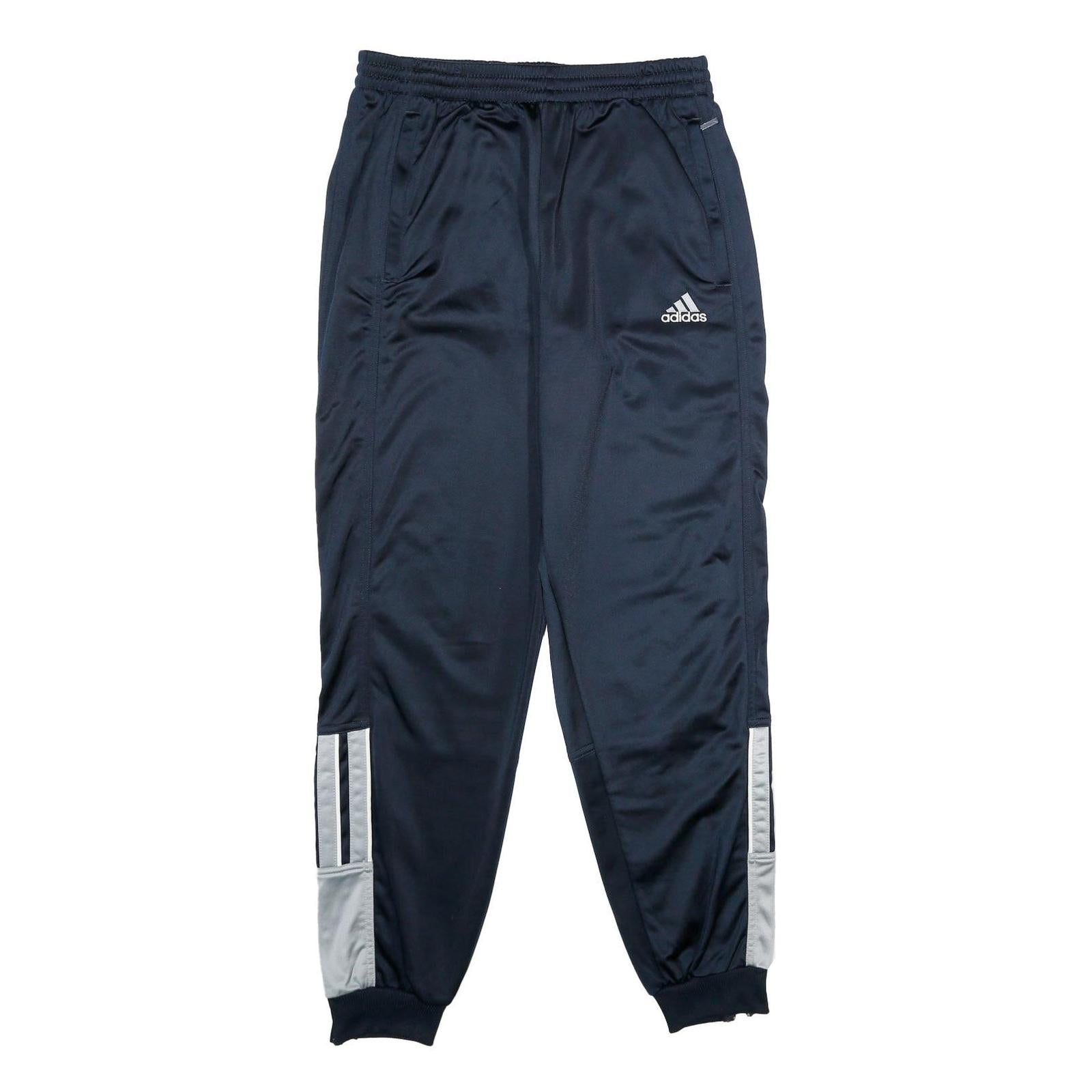 ADIDAS Mens Joggers Navy Blue & Grey Regular Tapered L W28 L32 Sports Activewear Refurbished - N/A refurbished available on Cerqular