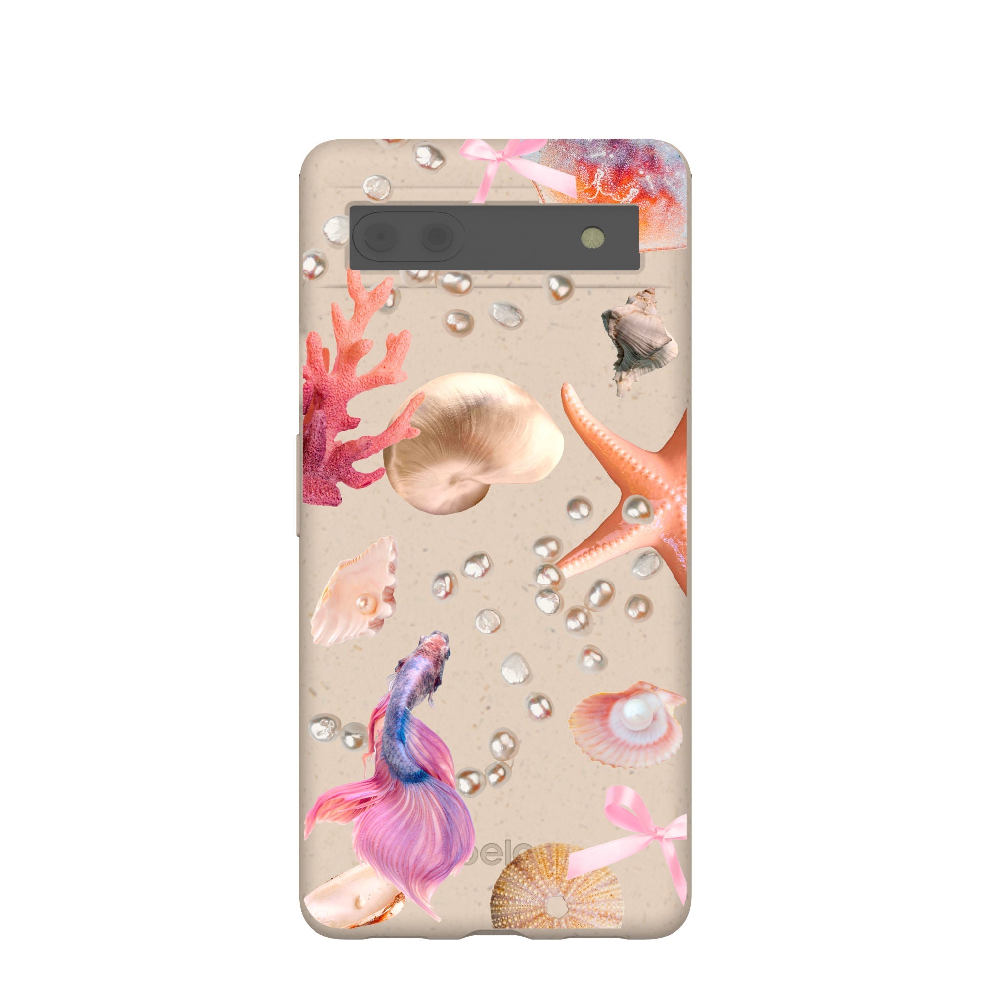 Seashell Aqua Dreams Google Pixel 6a Case Refurbished - Pela Case refurbished available on Cerqular