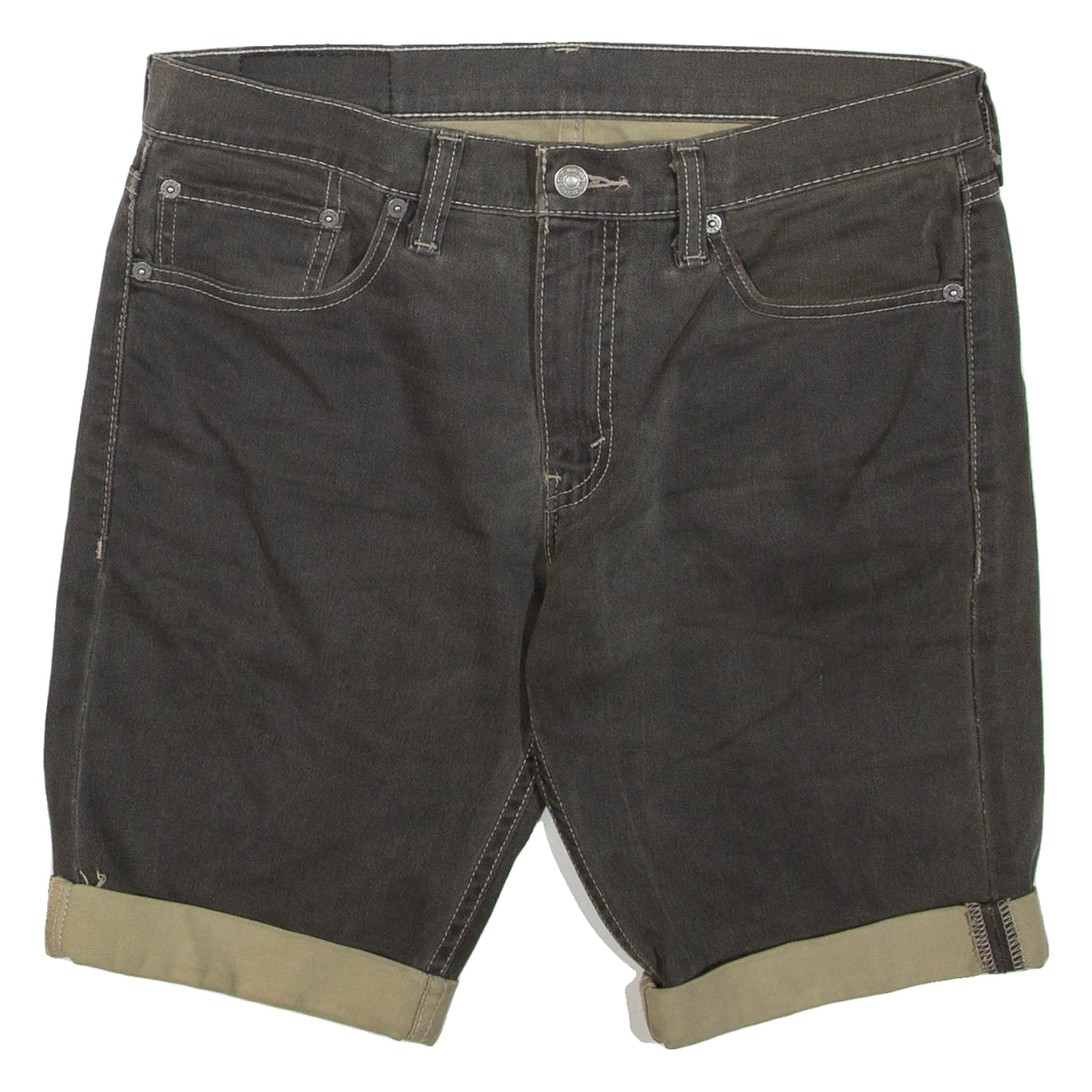 LEVI'S 511 Womens Denim Shorts Grey M W32 Refurbished - N/A refurbished available on Cerqular