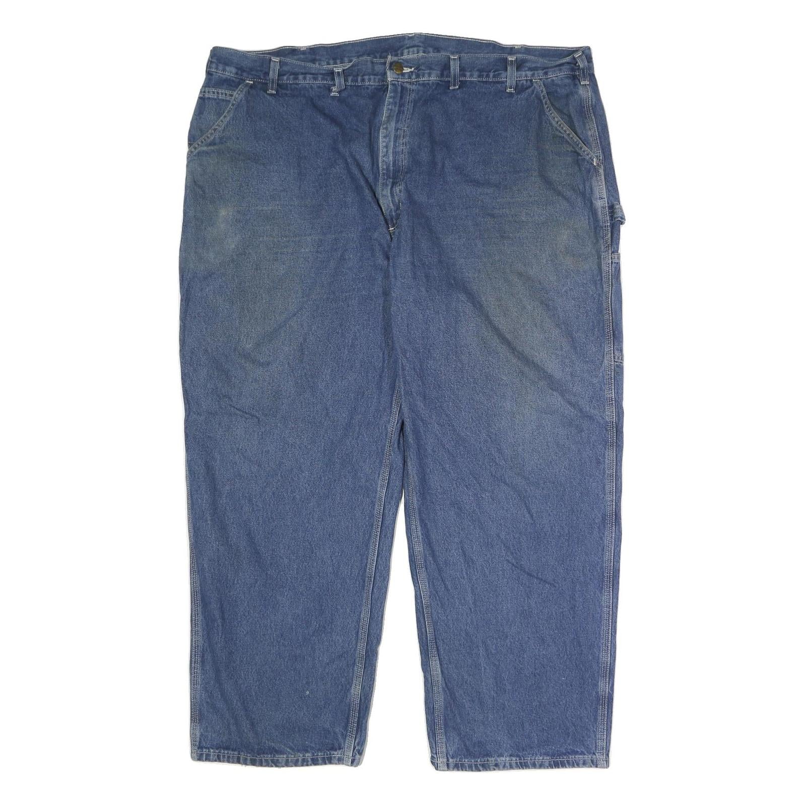 CARHARTT Mens Jeans Blue Classic Straight Denim Medium W50 L30 Workwear Refurbished - N/A refurbished available on Cerqular