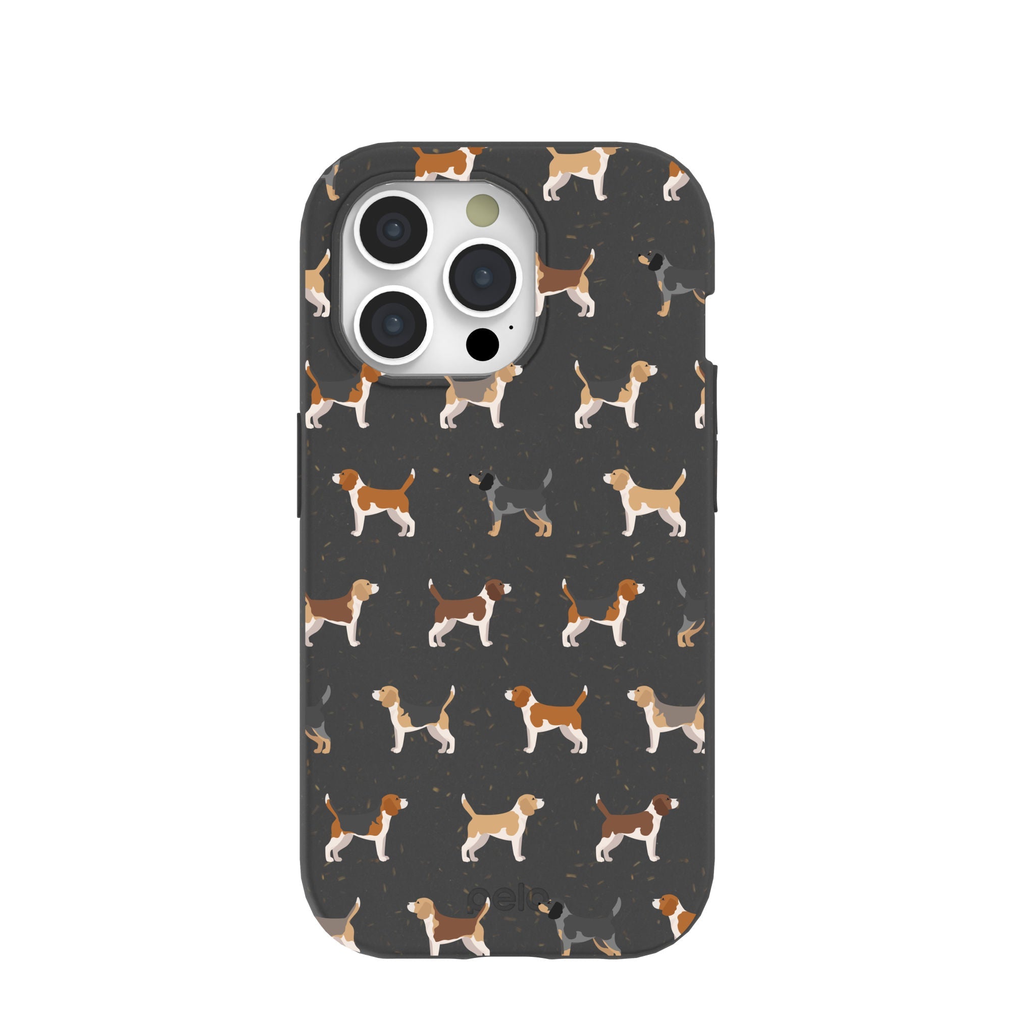Black Beagle Buds iPhone 15 Pro Case Refurbished - Pela Case refurbished available on Cerqular