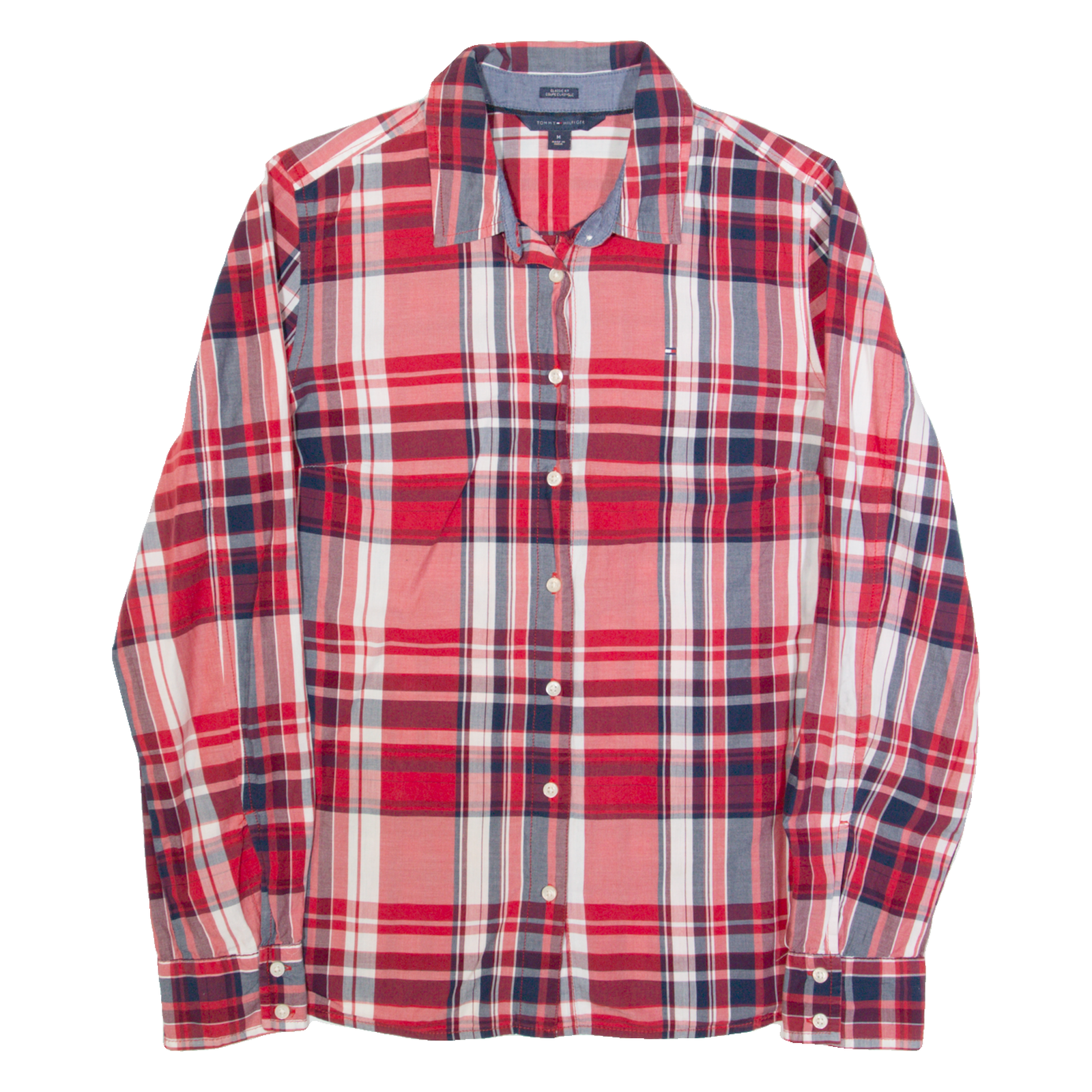 Buy TOMMY HILFIGER Womens Shirt Red Plaid Long Sleeve M Refurbished - $31.19 TOMMY HILFIGER Womens Shirt Red Plaid Long Sleeve M Refurbished - N/A refurbished available on Cerqular