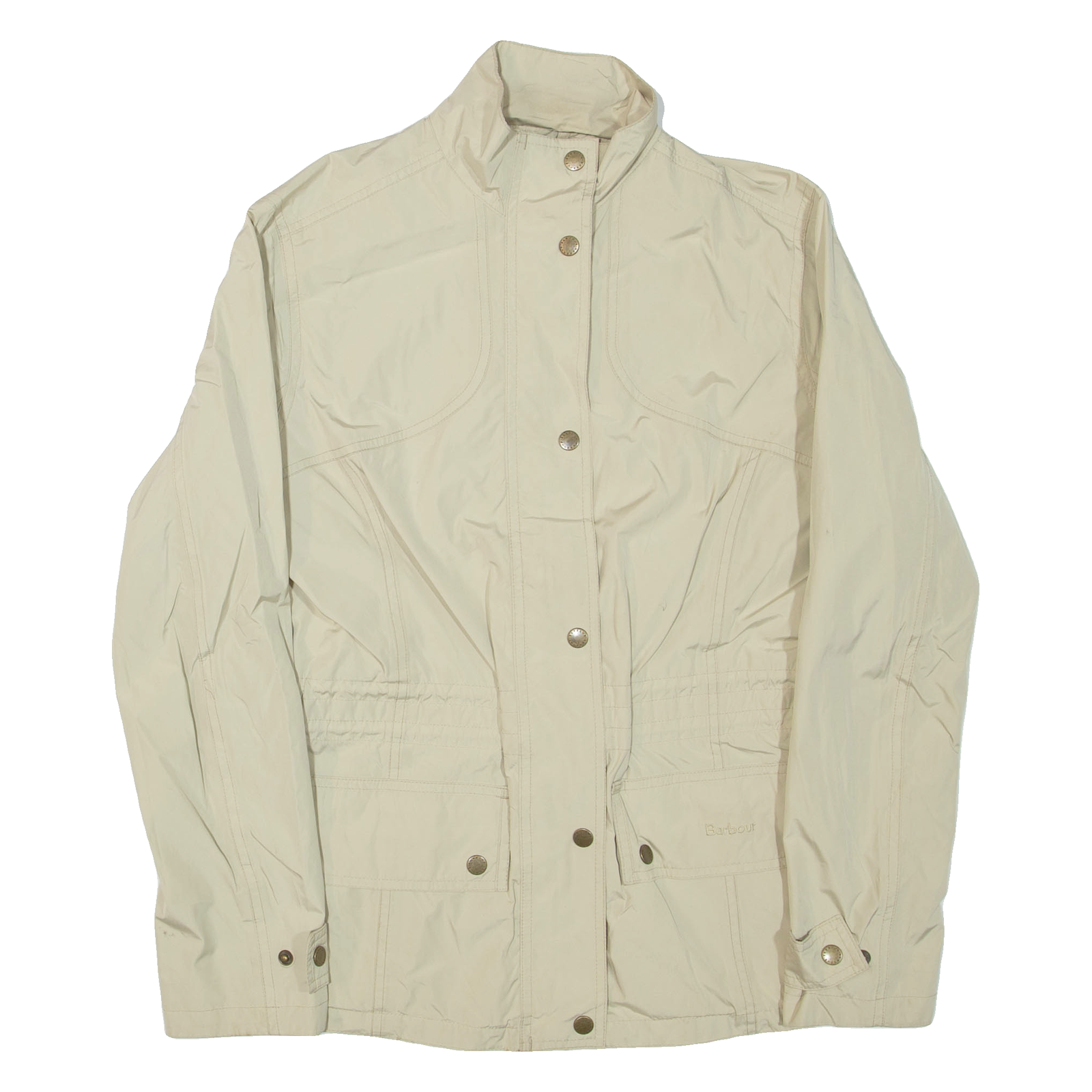 BARBOUR Womens Jacket Beige UK 12 Refurbished - N/A refurbished available on Cerqular