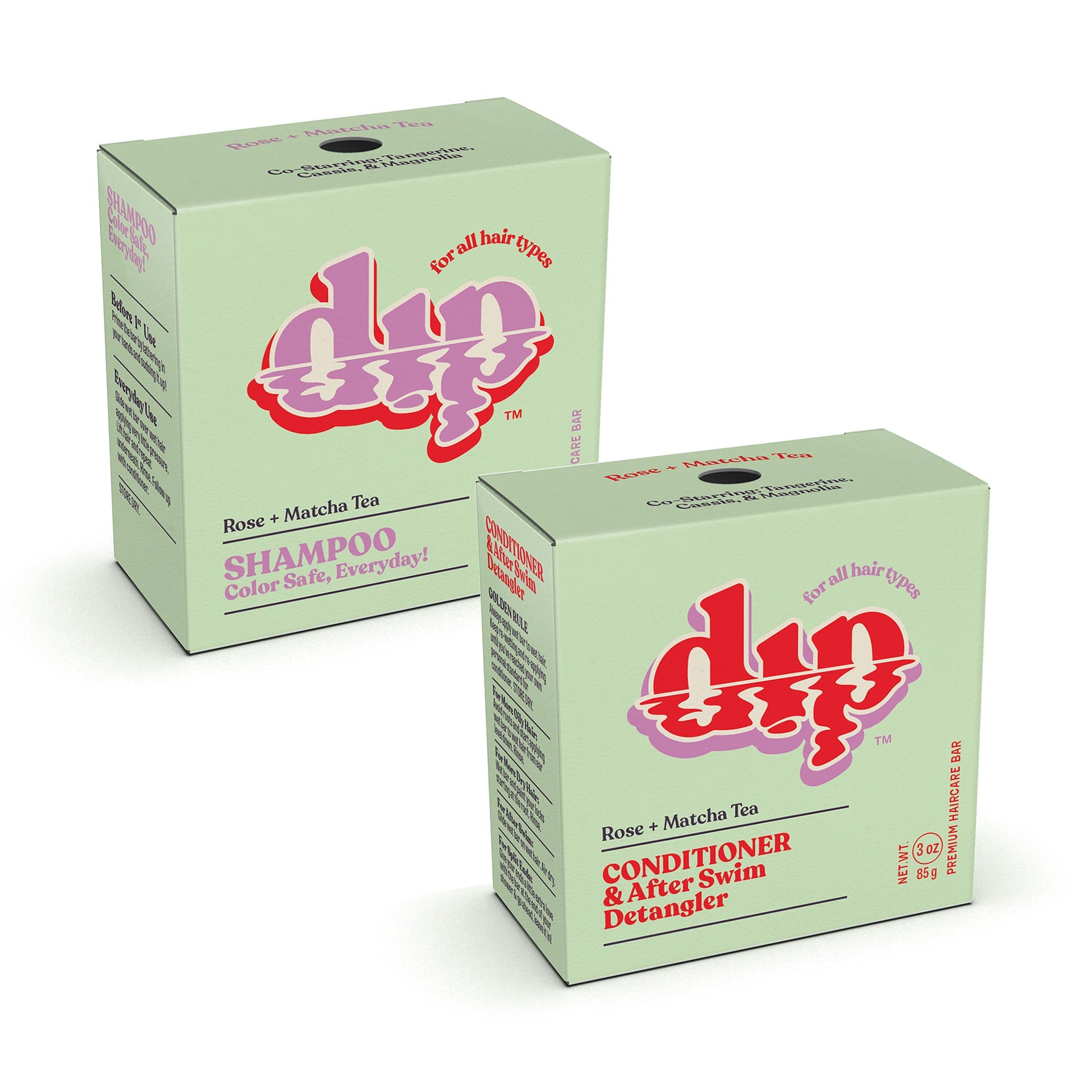 Double Dip: Rose & Matcha Tea - Full Size Refurbished - Dip Sustainable Hair Care refurbished available on Cerqular
