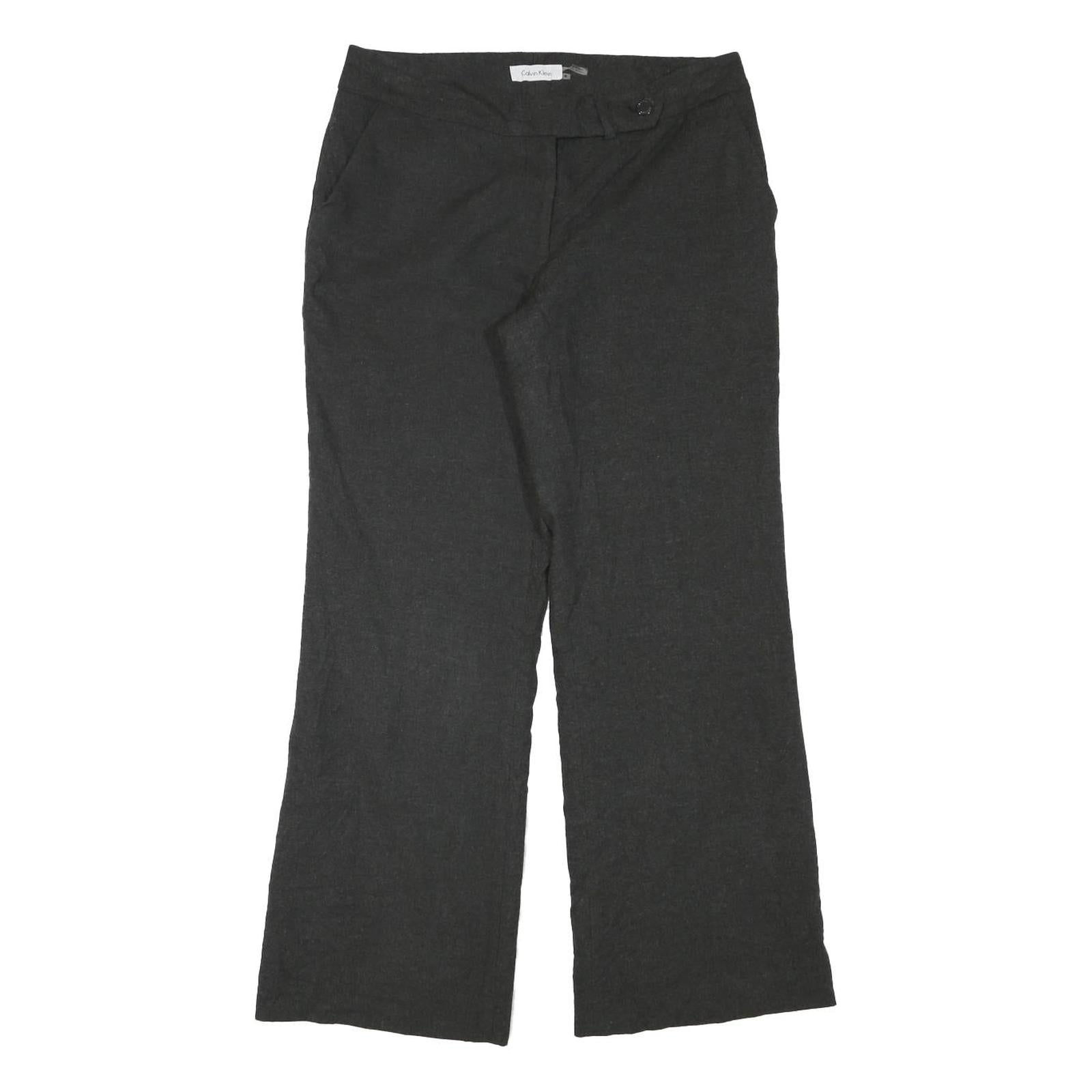 Buy CALVIN KLEIN Lined Womens Black Relaxed Wide-Leg Trousers W32 L26 Refurbished - $48.09 CALVIN KLEIN Lined Womens Black Relaxed Wide-Leg Trousers W32 L26 Refurbished - N/A refurbished available on Cerqular