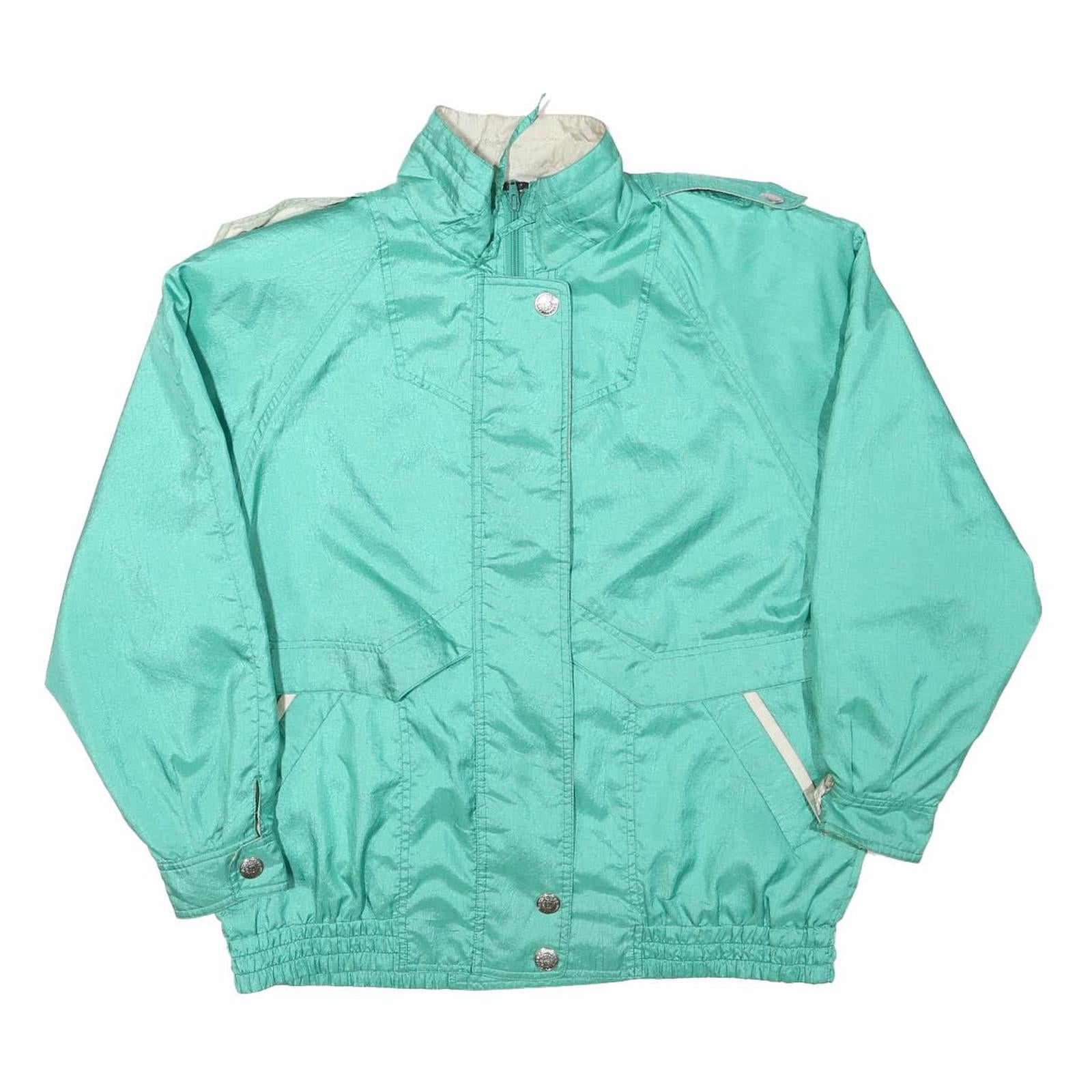 CYCLONE Womens Blue Green Zip Jacket M Polyester Blend Casual Lightweight Refurbished - N/A refurbished available on Cerqular