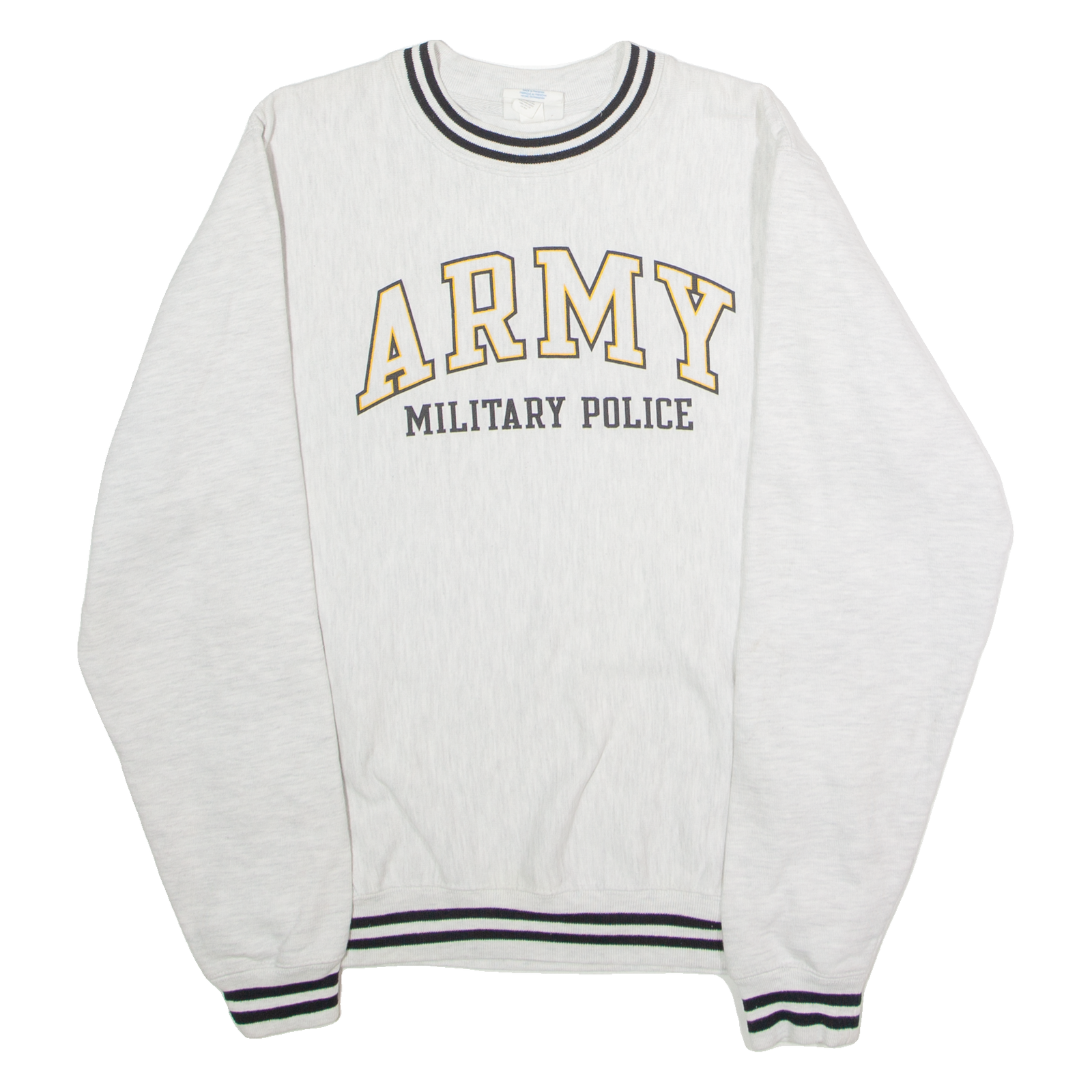 CHAMPION REVERSE WEAVE Army Military Police Mens Sweatshirt Grey Crew Neck USA S Refurbished - N/A refurbished available on Cerqular
