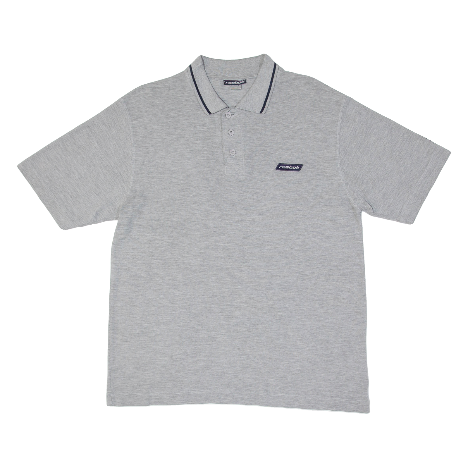 REEBOK Mens Polo Shirt Grey M Refurbished - N/A refurbished available on Cerqular