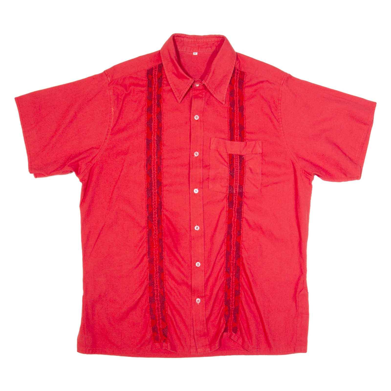 Mens Plain Shirt Red XL Refurbished - N/A refurbished available on Cerqular