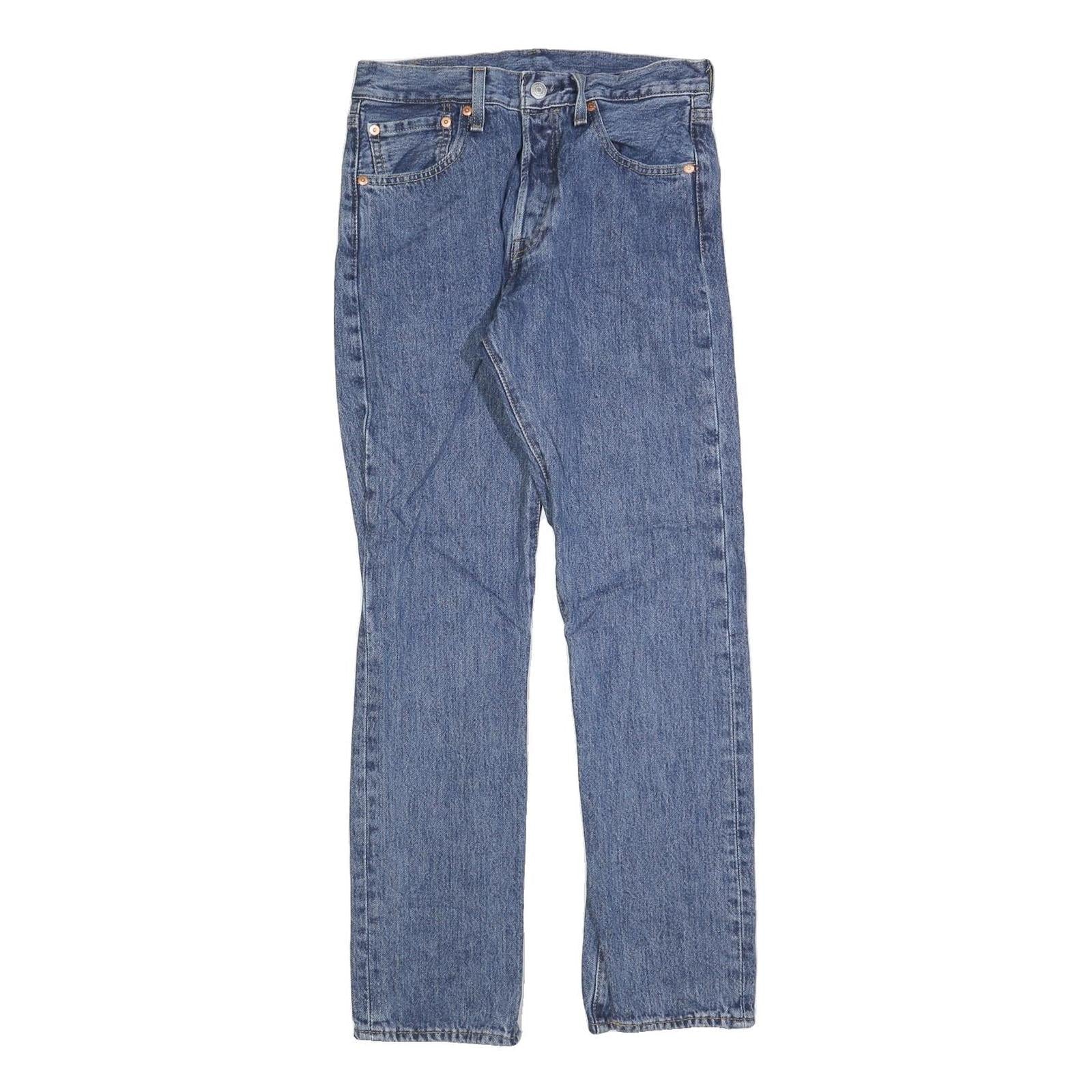 LEVI'S 501 Big E Mens Jeans Blue Regular Straight Denim Medium W28 L30 Vintage Refurbished - N/A refurbished available on Cerqular