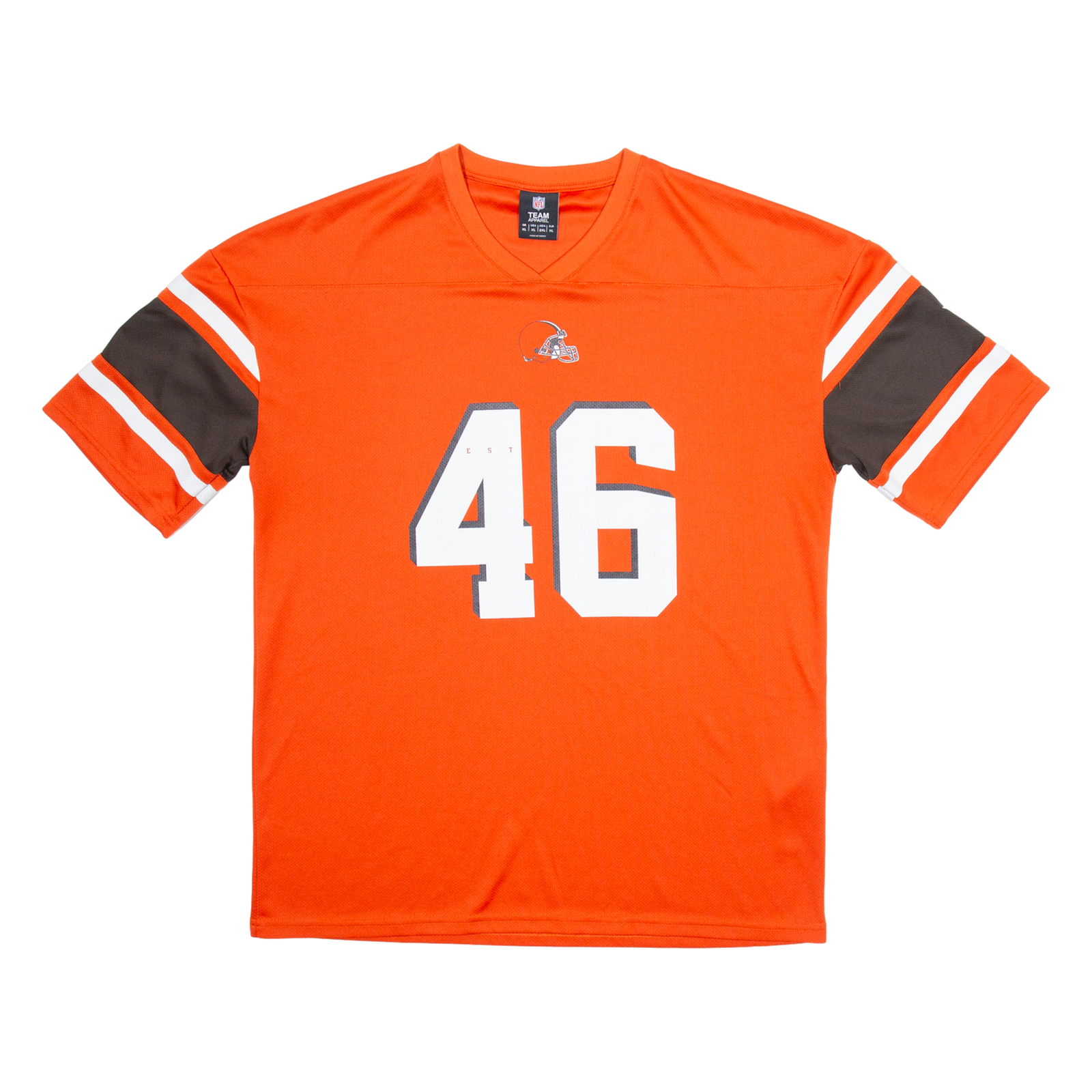 NFL 46 Cleveland Browns Mens Jersey Orange USA V-Neck XL Refurbished - N/A refurbished available on Cerqular