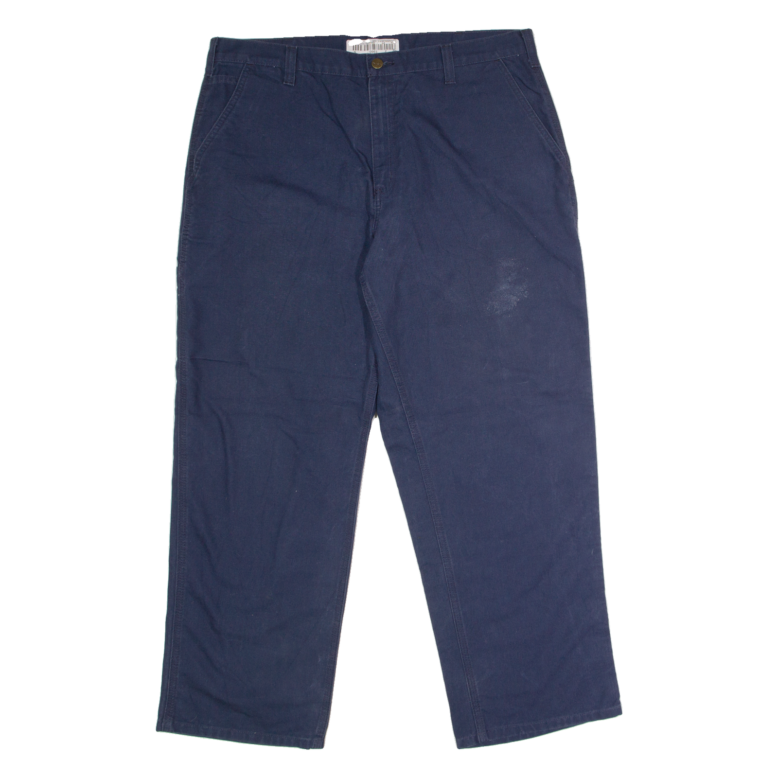 CARHARTT Carpenter Workwear Mens Canvas Trousers Blue Relaxed Straight W38 L30 Refurbished - N/A refurbished available on Cerqular