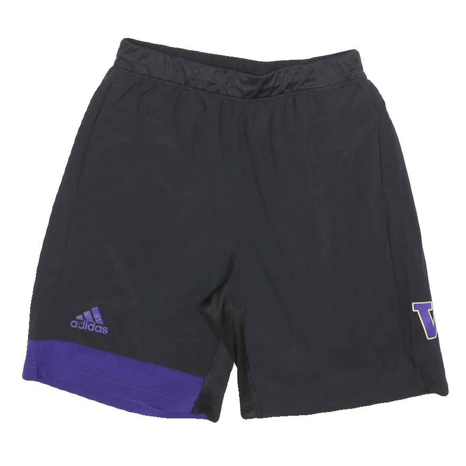 ADIDAS Mens Black & Purple Sports Casual Shorts M W28 Athletic Refurbished - N/A refurbished available on Cerqular