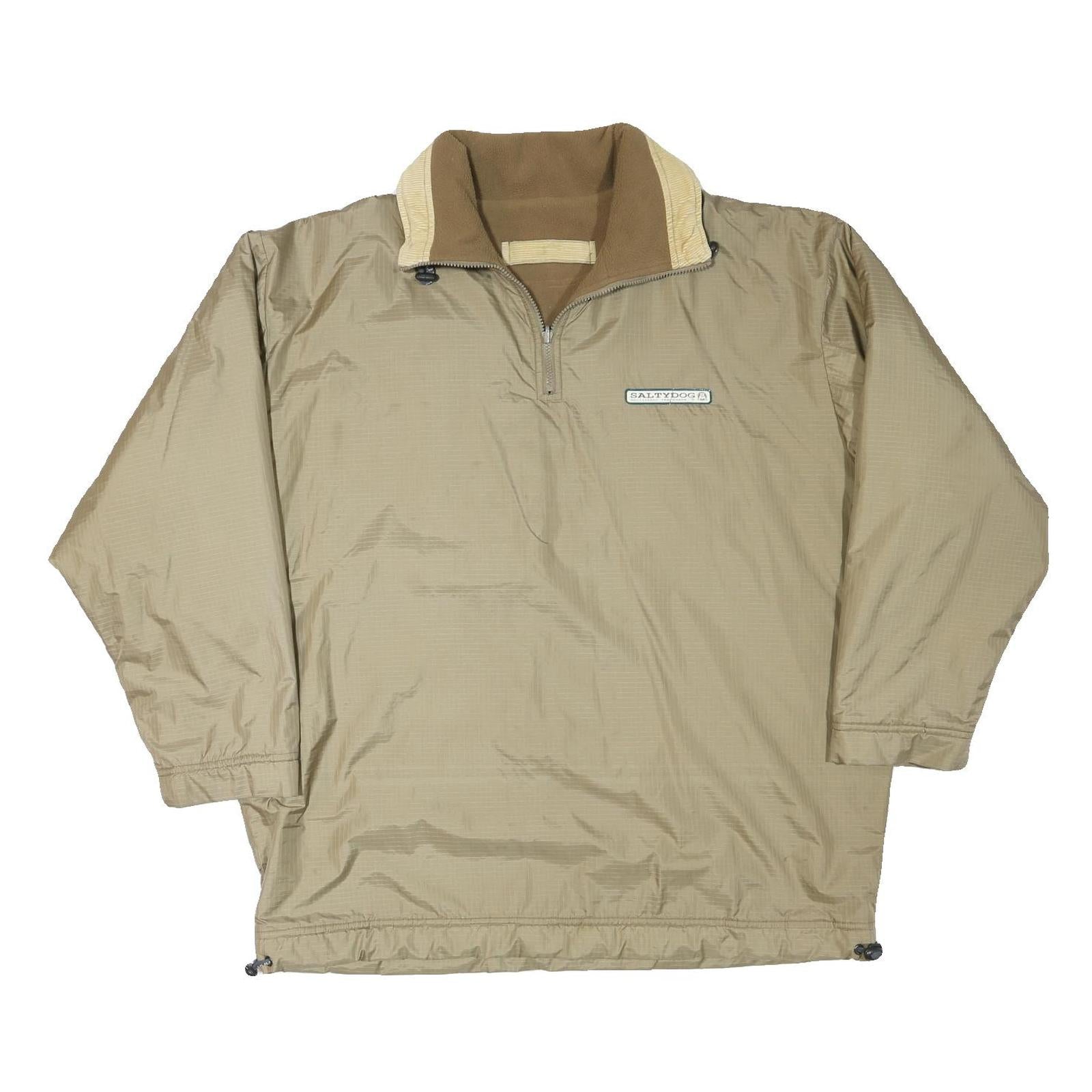 Buy Mens Beige Lightweight Saltydog Half Zip Jacket 2XL Polyester Blend Plain Refurbished - $37.69 Mens Beige Lightweight Saltydog Half Zip Jacket 2XL Polyester Blend Plain Refurbished - N/A refurbished available on Cerqular