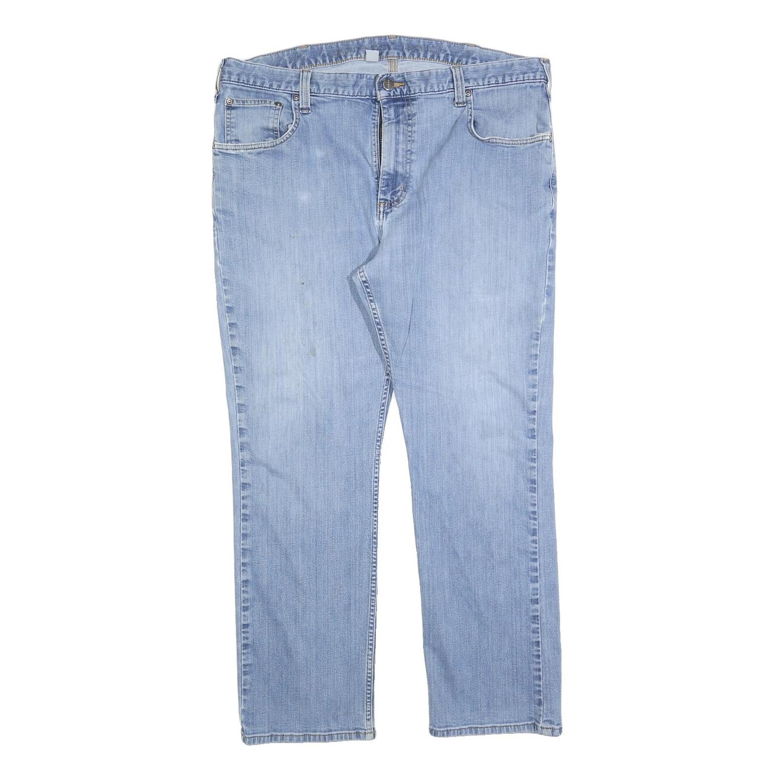 CARHARTT Mens Jeans Light Blue Regular Fit Straight Denim W40 L30 Casual Wear Refurbished - N/A refurbished available on Cerqular
