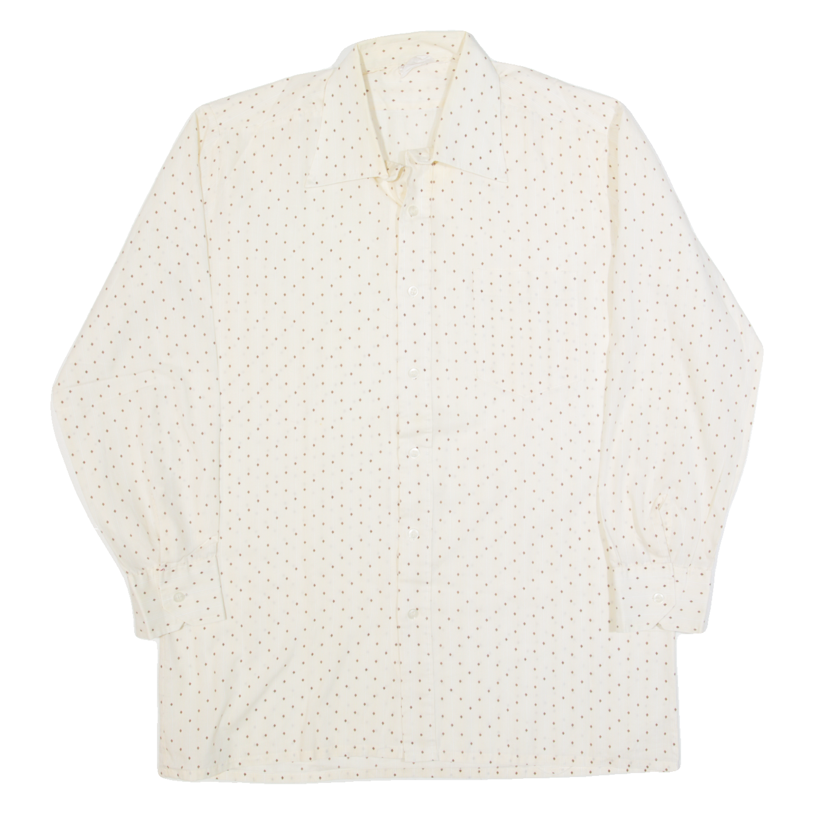 Buy Mens Shirt Cream 90s Striped Long Sleeve M Refurbished - $16.89 Mens Shirt Cream 90s Striped Long Sleeve M Refurbished - N/A refurbished available on Cerqular