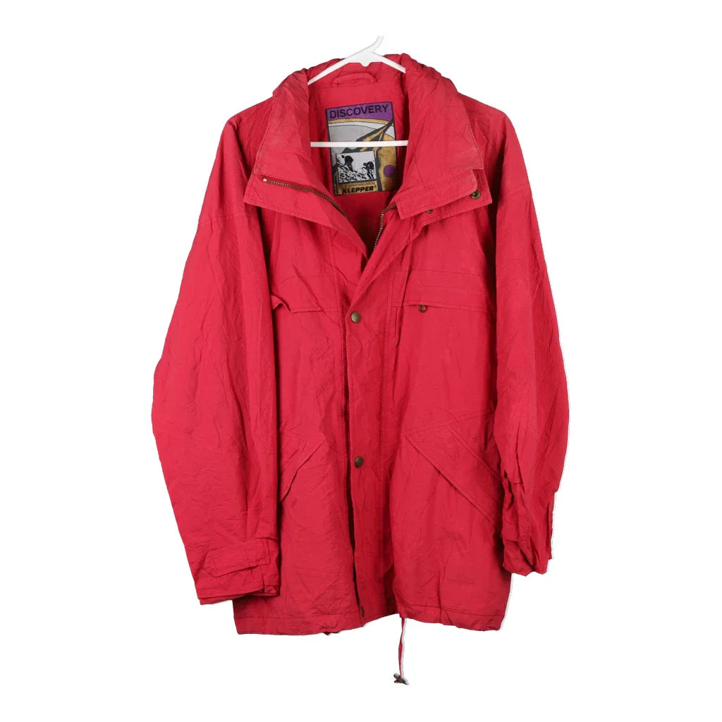 Klepper Jacket - XL Red Polyester Refurbished - Thrifted (note: this is a term often used to describe second- refurbished available on Cerqular
