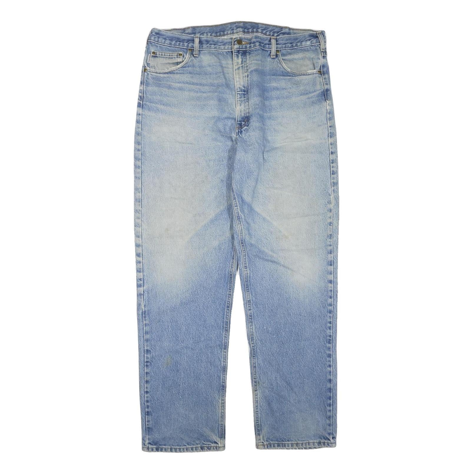 Buy CARHARTT Mens Regular Fit Straight Blue Denim Jeans W42 L36 Zip Cotton Blend Refurbished - $49.39 CARHARTT Mens Regular Fit Straight Blue Denim Jeans W42 L36 Zip Cotton Blend Refurbished - N/A refurbished available on Cerqular