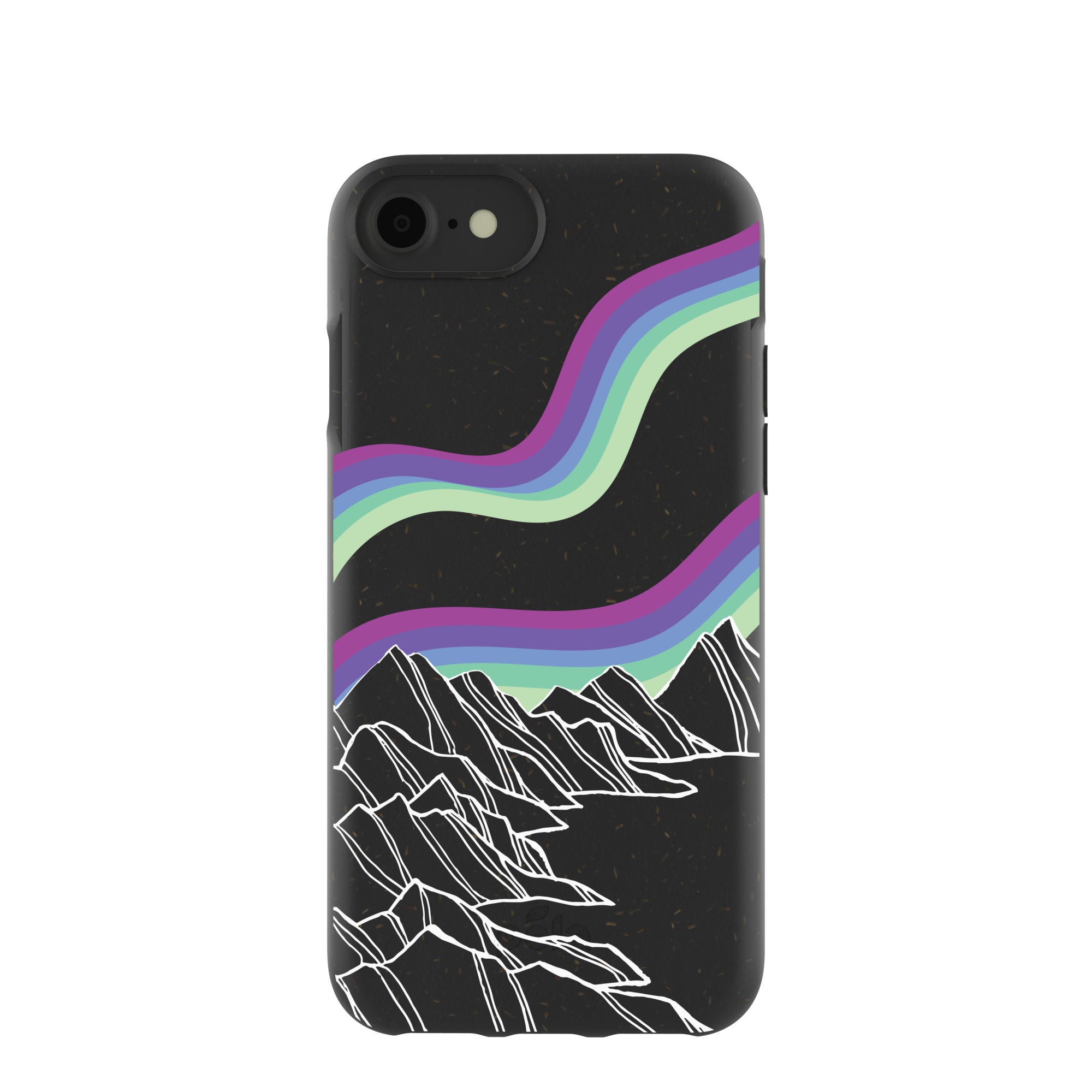 Black Glow iPhone 6/6s/7/8/SE Case Refurbished - Pela Case refurbished available on Cerqular