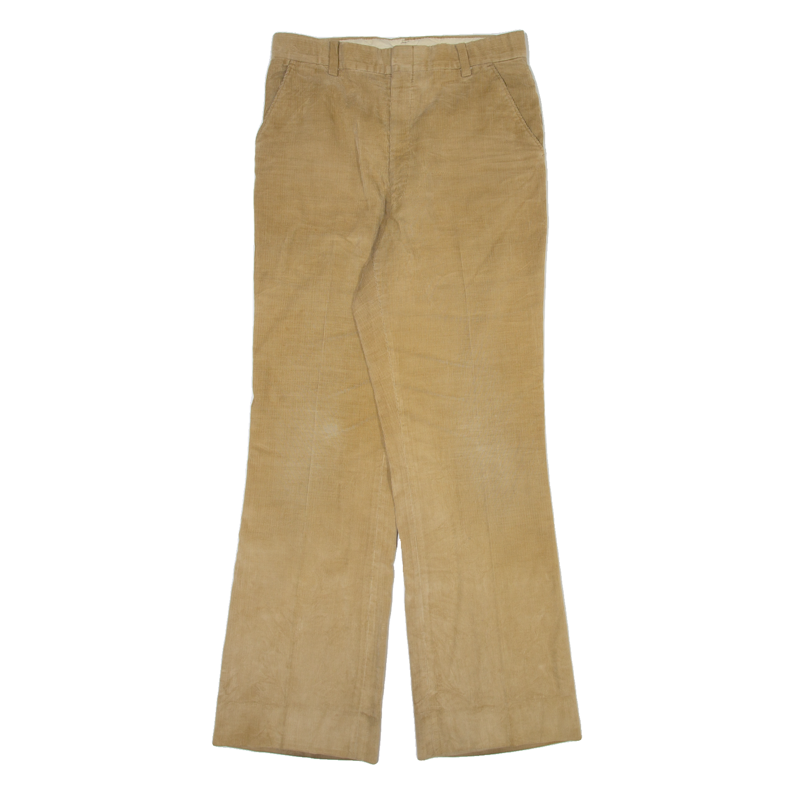 Womens Corduroy Trousers Beige Regular Bootcut W32 L34 Refurbished - N/A refurbished available on Cerqular