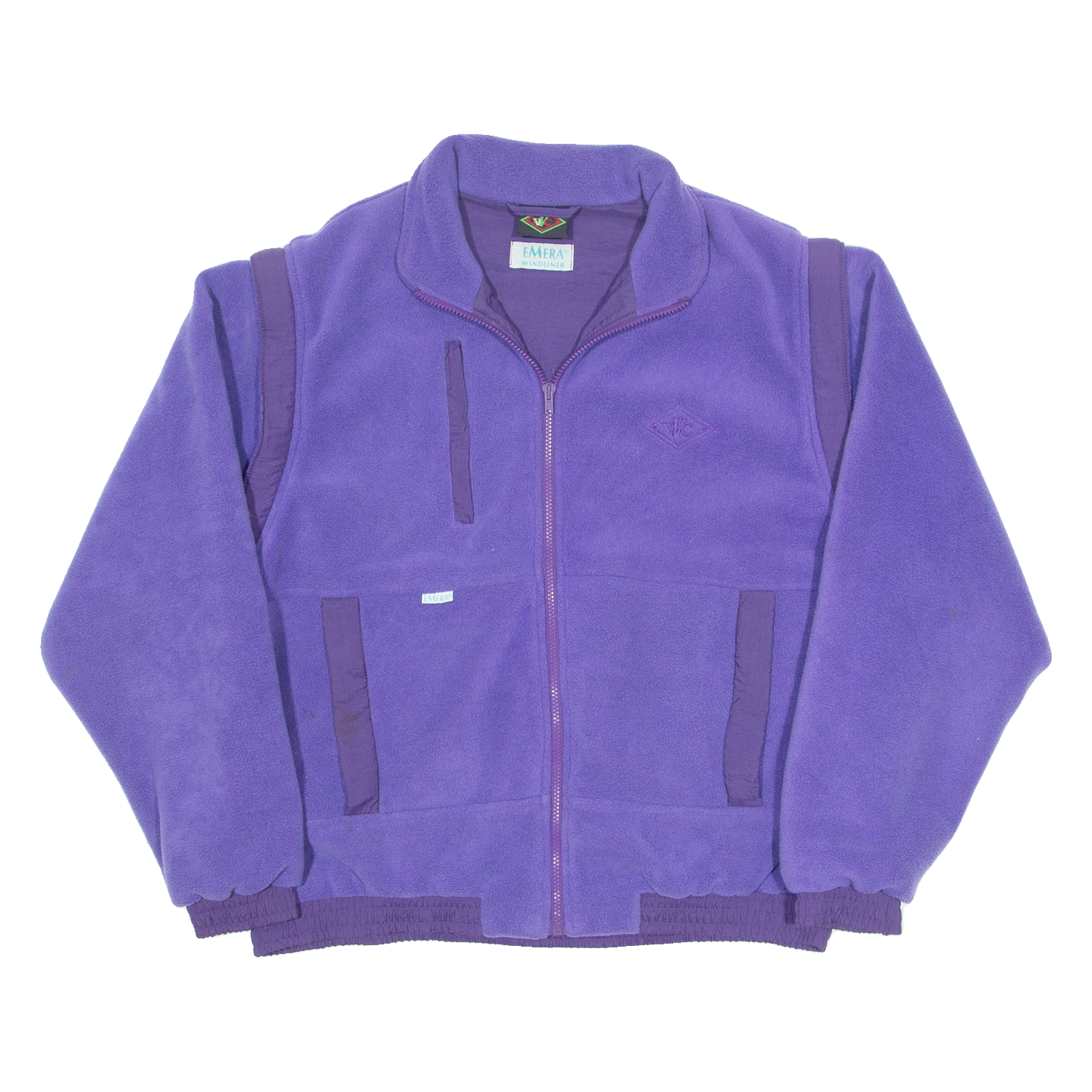 VVC GOLF Mens Fleece Jacket Blue 90s S Refurbished - N/A refurbished available on Cerqular