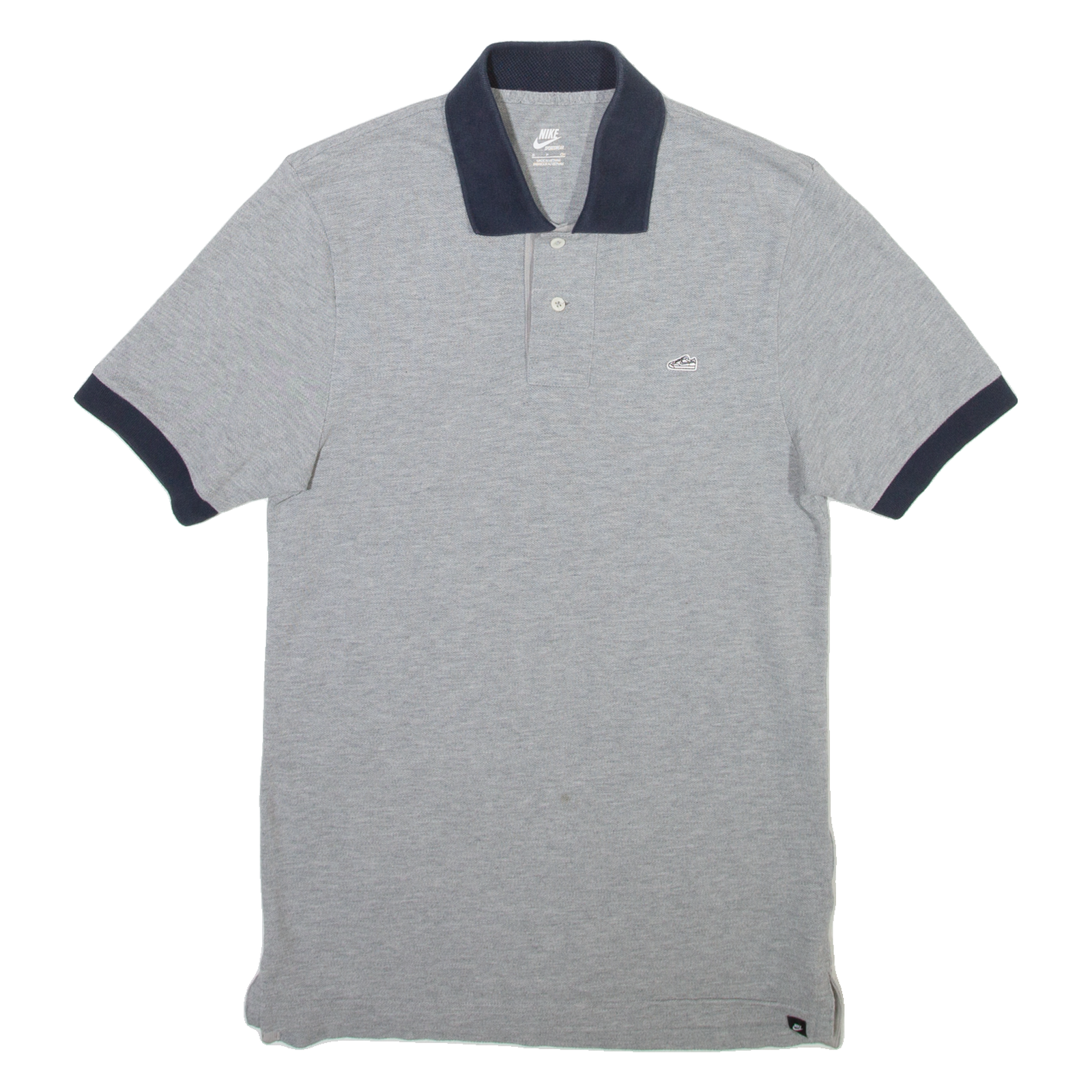 NIKE Mens Polo Shirt Grey S Refurbished - N/A refurbished available on Cerqular