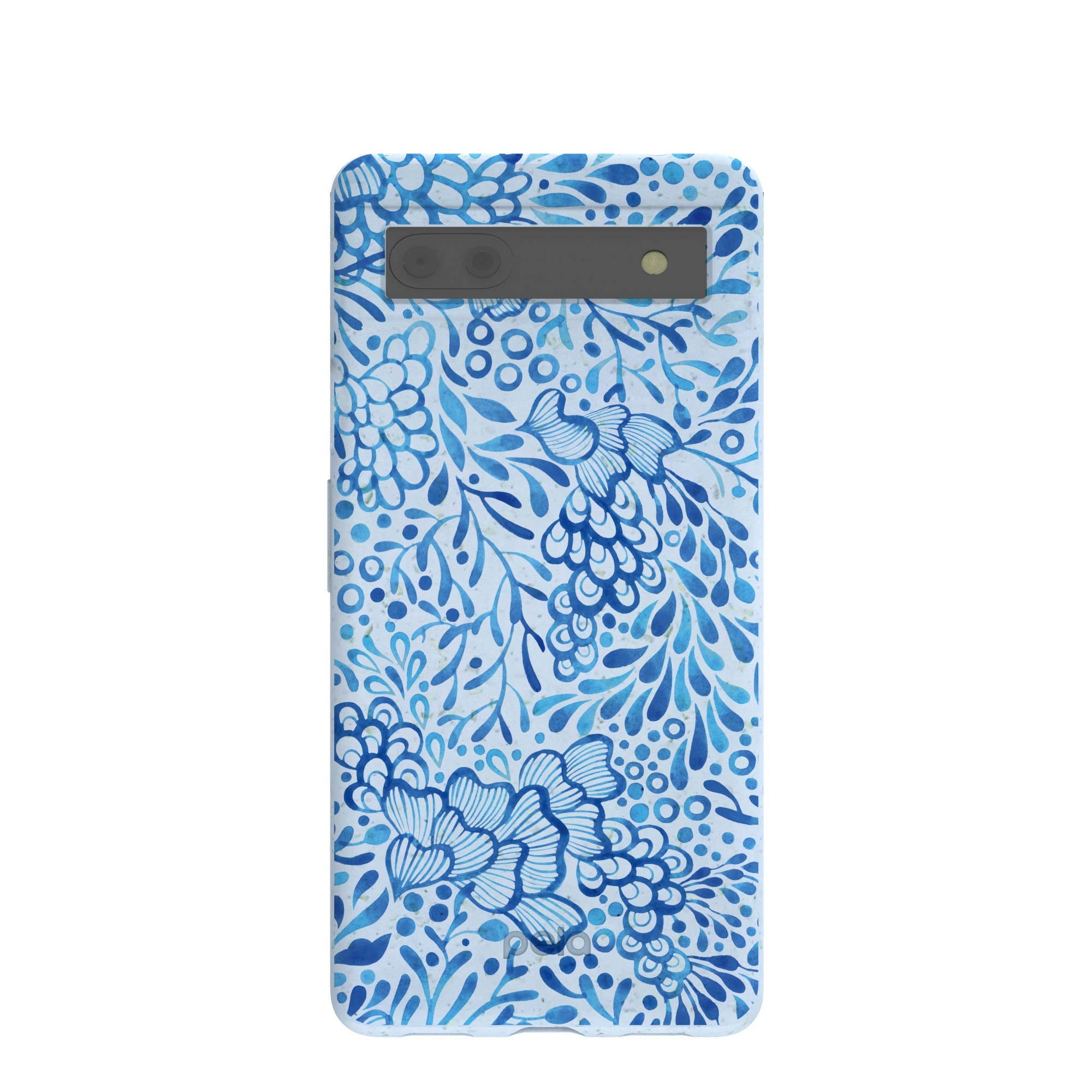 Powder Blue Reef Google Pixel 6a Case Refurbished - Pela Case refurbished available on Cerqular