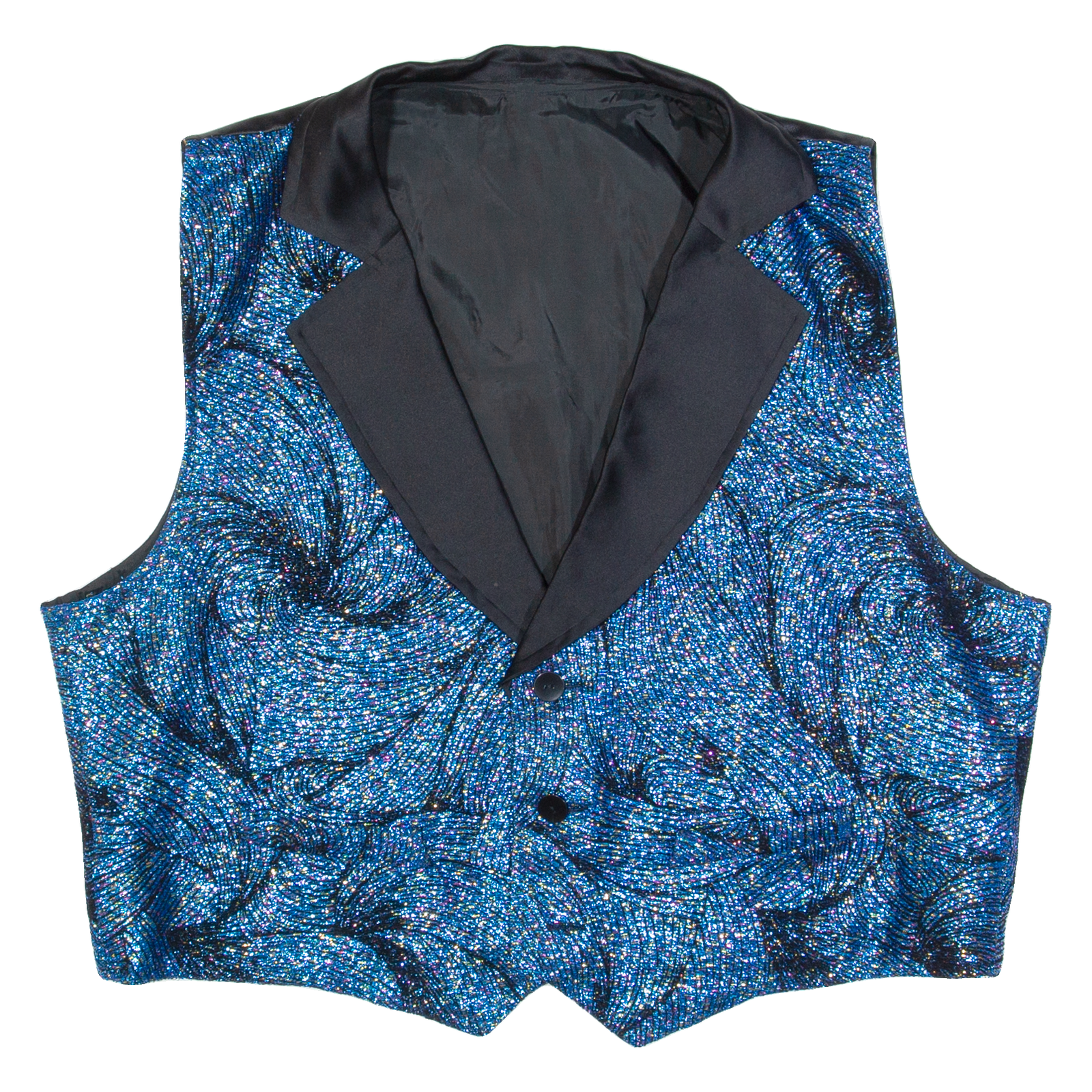 Sparkle Womens Waistcoat Blue Collared Sleeveless XL Refurbished - N/A refurbished available on Cerqular