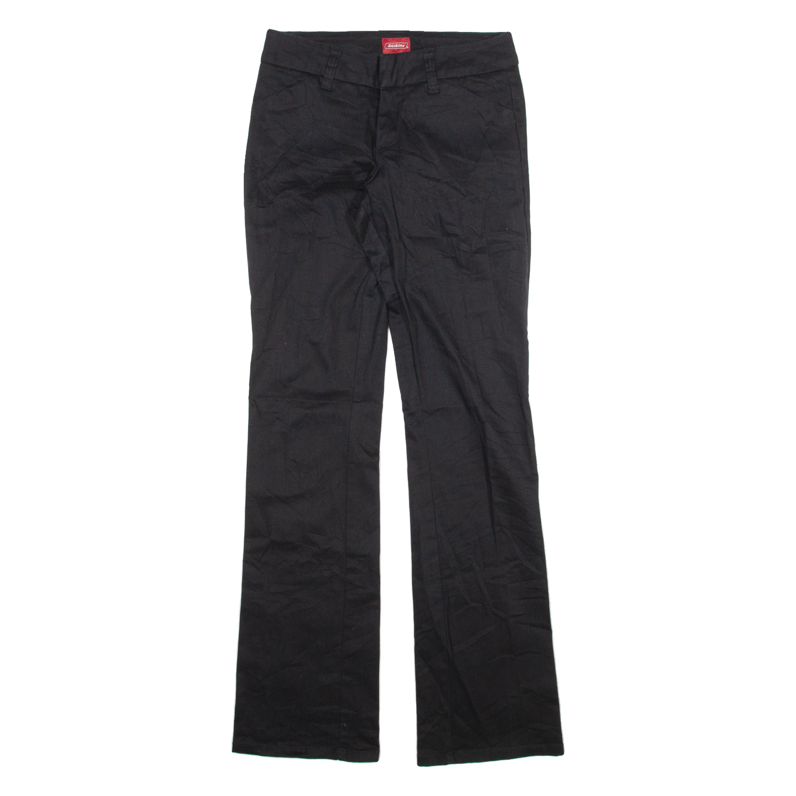 DICKIES Womens Trousers Black Slim Bootcut W26 L32 Refurbished - N/A refurbished available on Cerqular