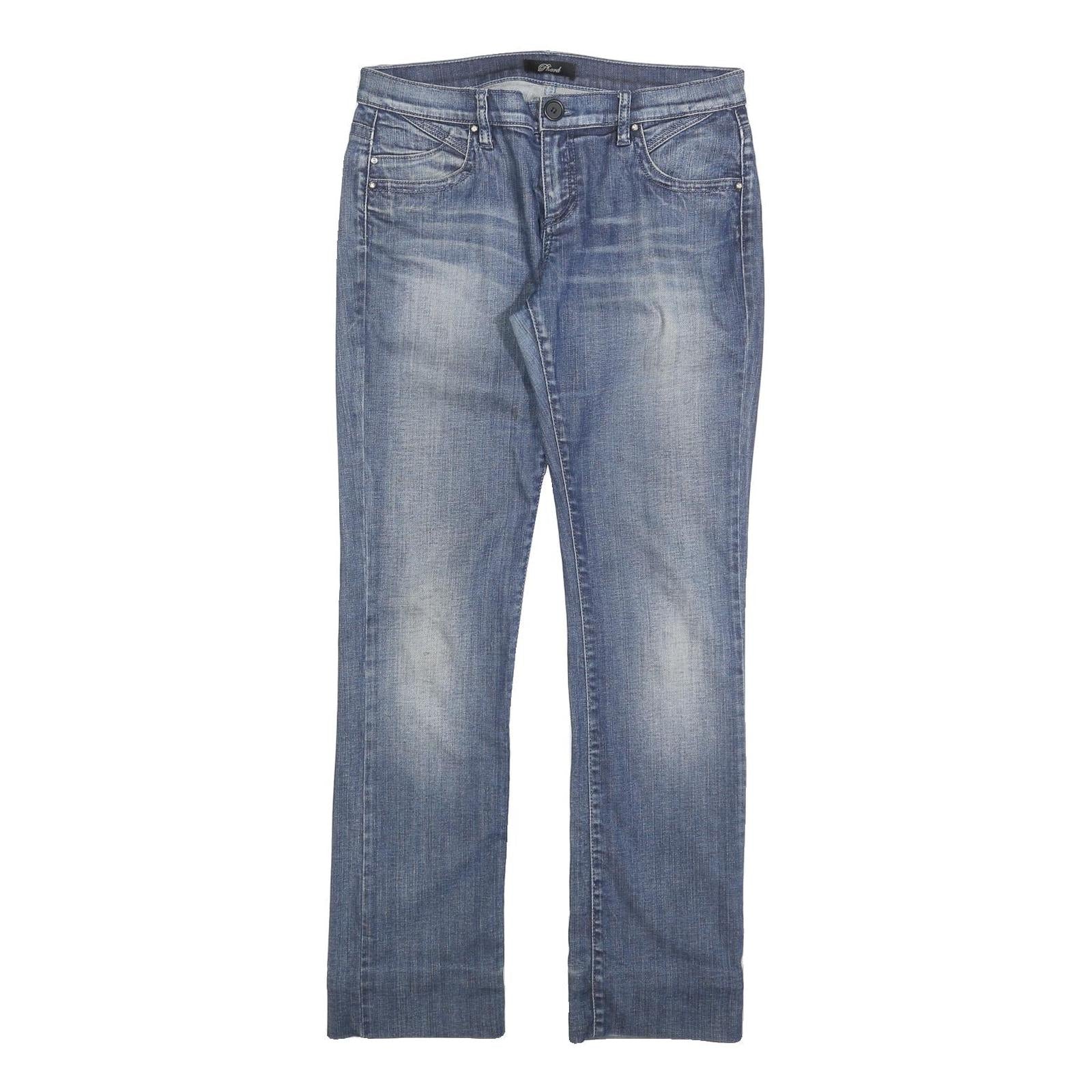 PHARD Womens Slim Blue Denim Jeans W32 L32 Zip Closure Classic Style Refurbished - N/A refurbished available on Cerqular